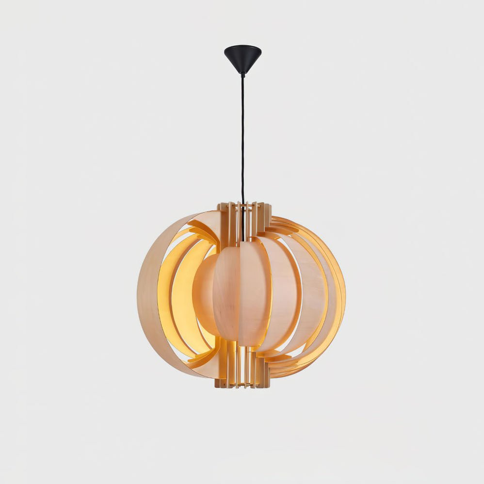 Ivraeus Premium Elegance Ring Wood Pendant Light