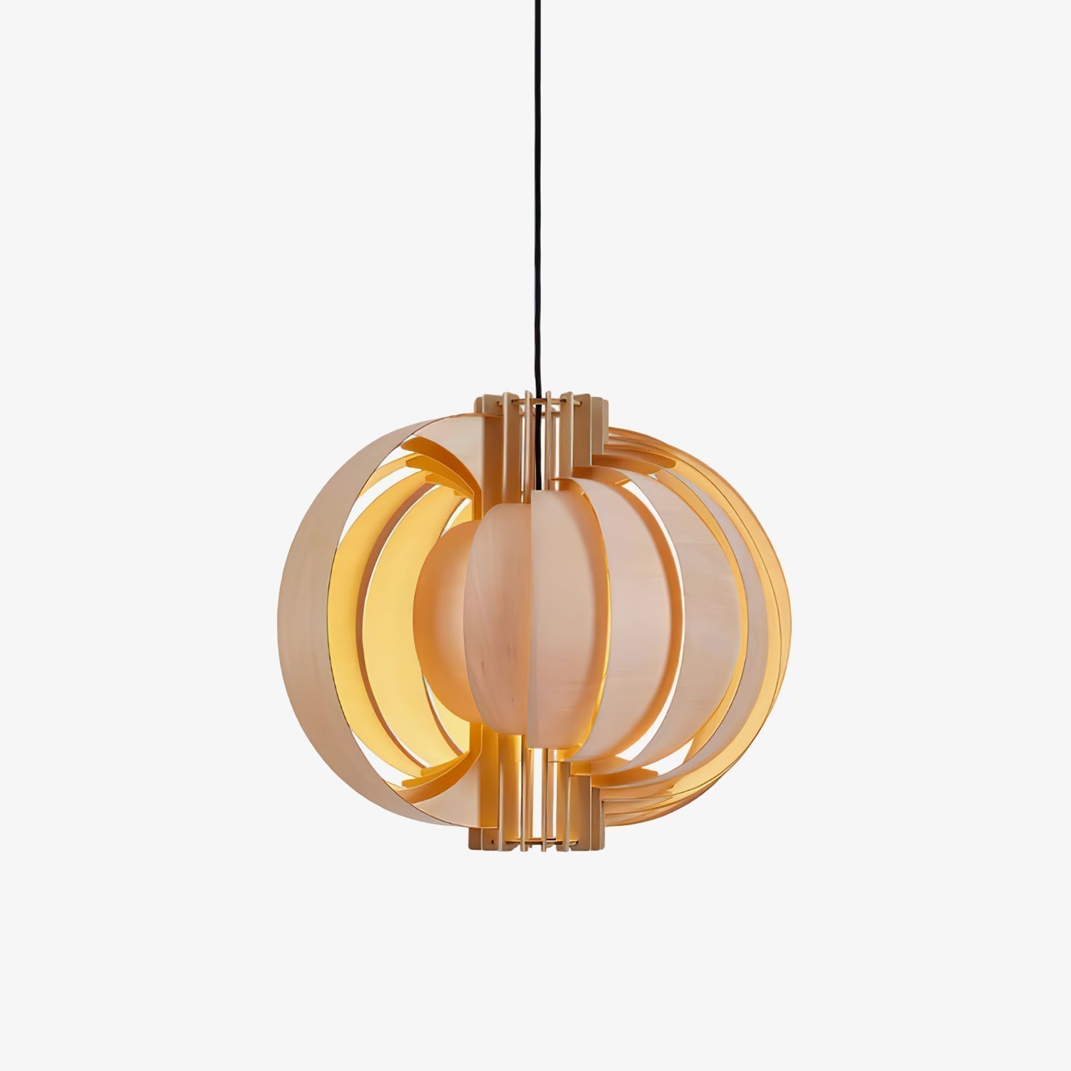 Ivraeus Premium Elegance Ring Wood Pendant Light