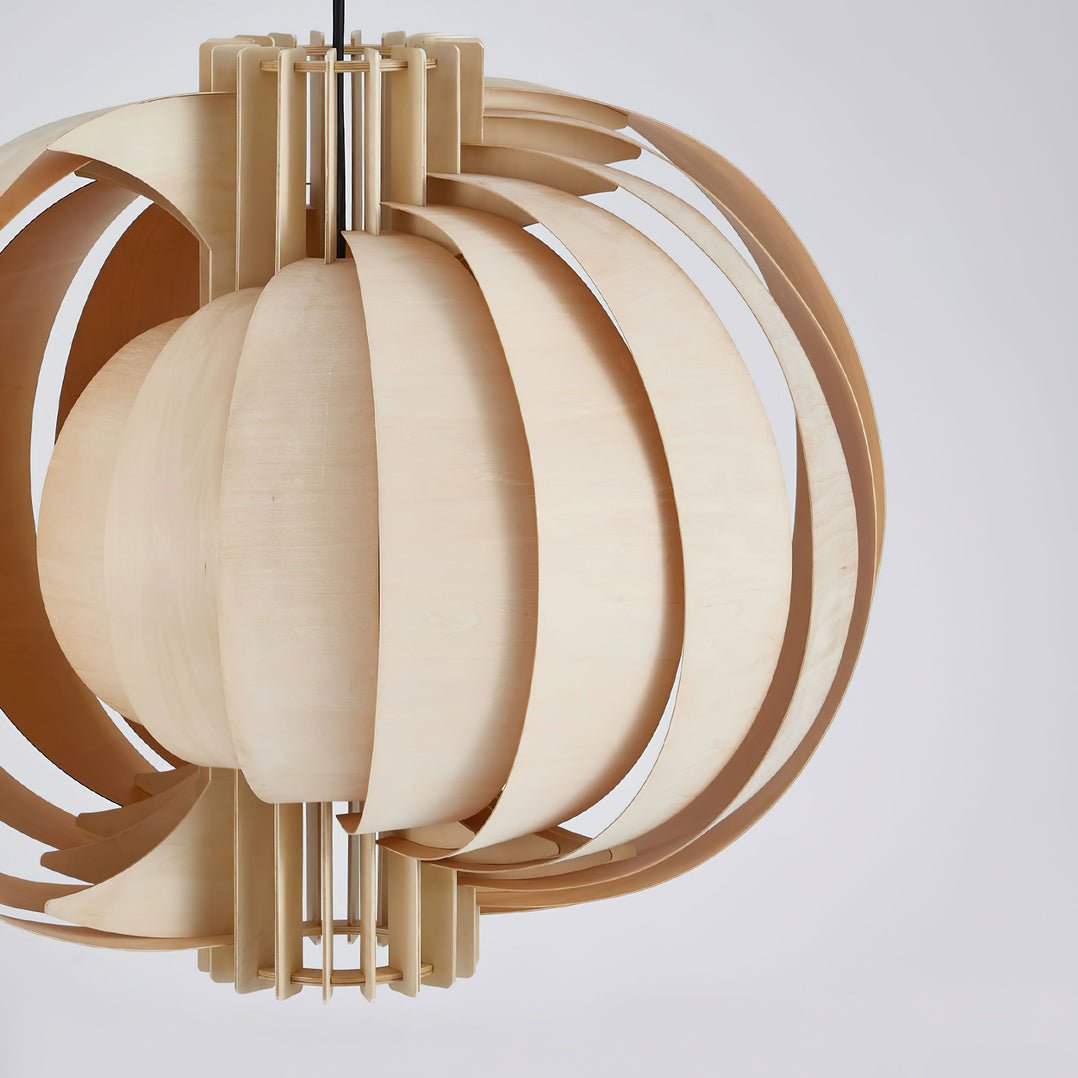 Ivraeus Premium Elegance Ring Wood Pendant Light