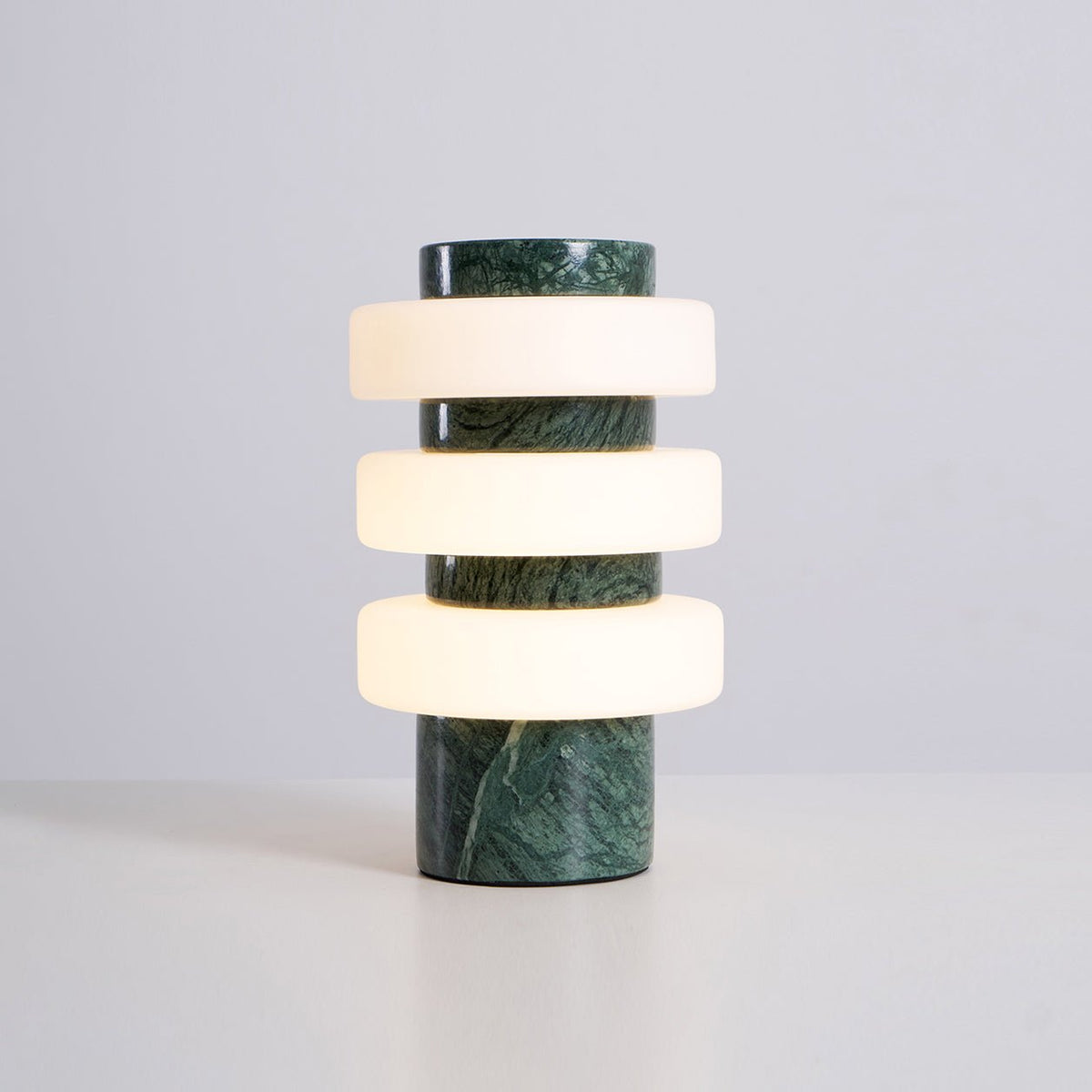 Thea Modern Travertine Table Lamp