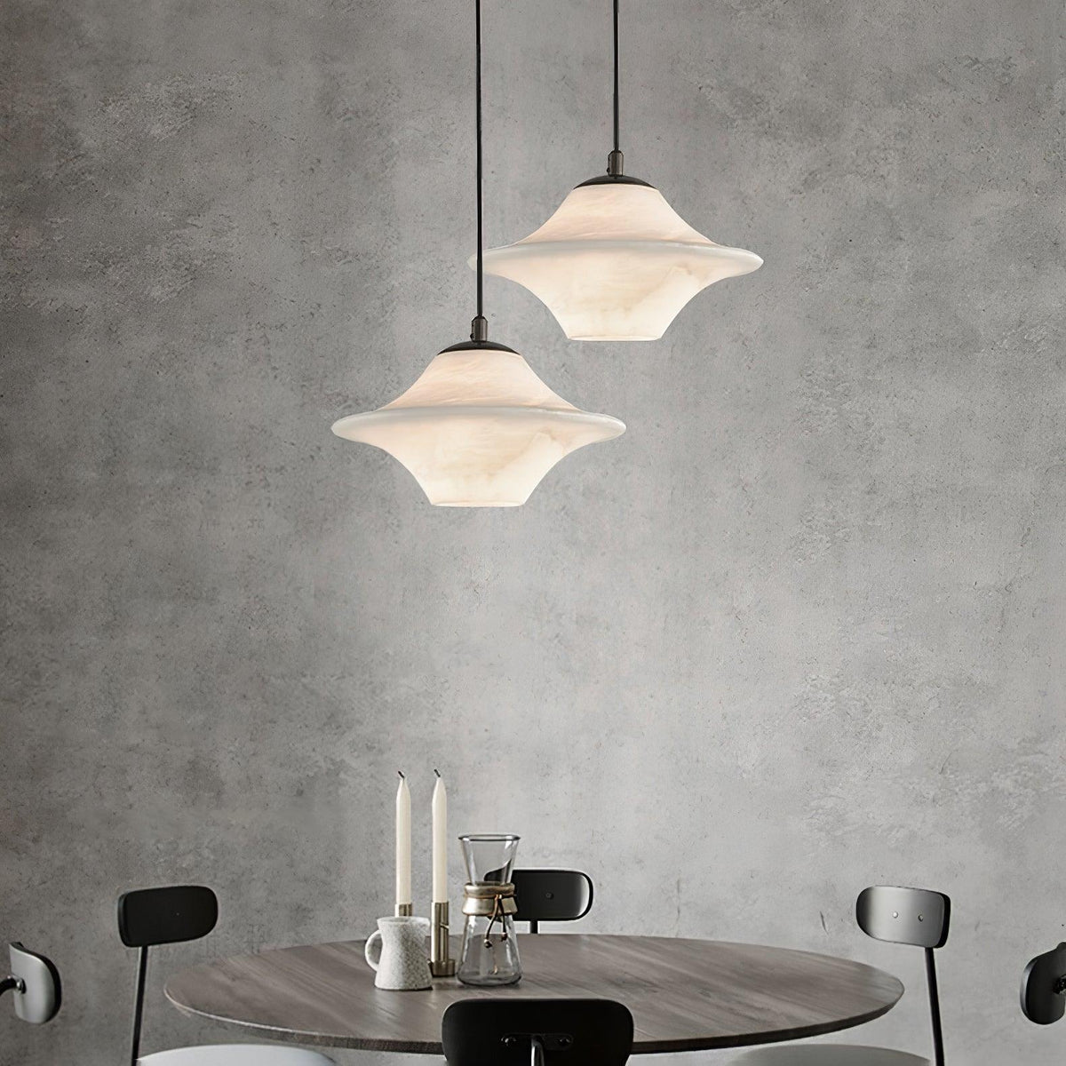 Elvina Alabaster Pendant Light