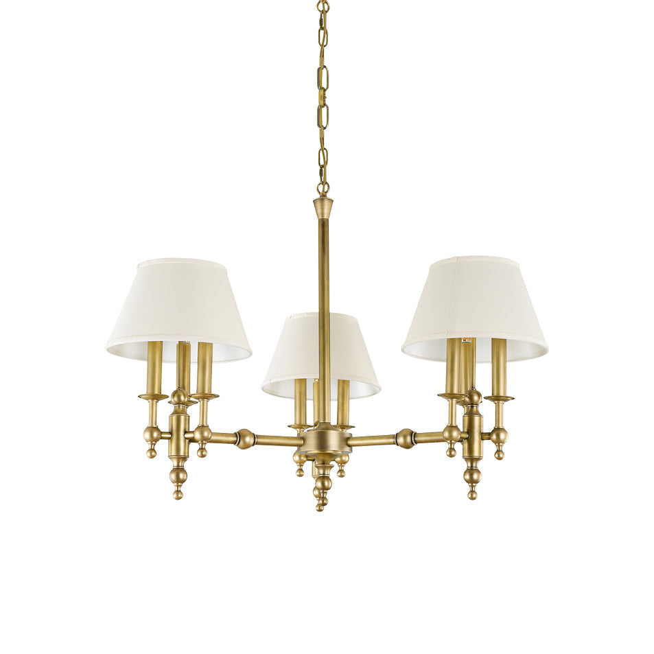 Comarion Vintage Traditional Chandelier - Neutral Decor
