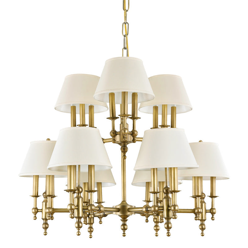 Comarion Vintage Traditional Chandelier - Neutral Decor