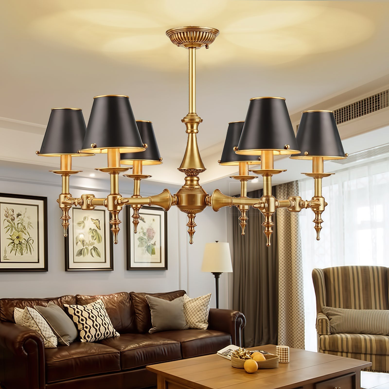 Comarion Vintage Traditional Chandelier - Neutral Decor