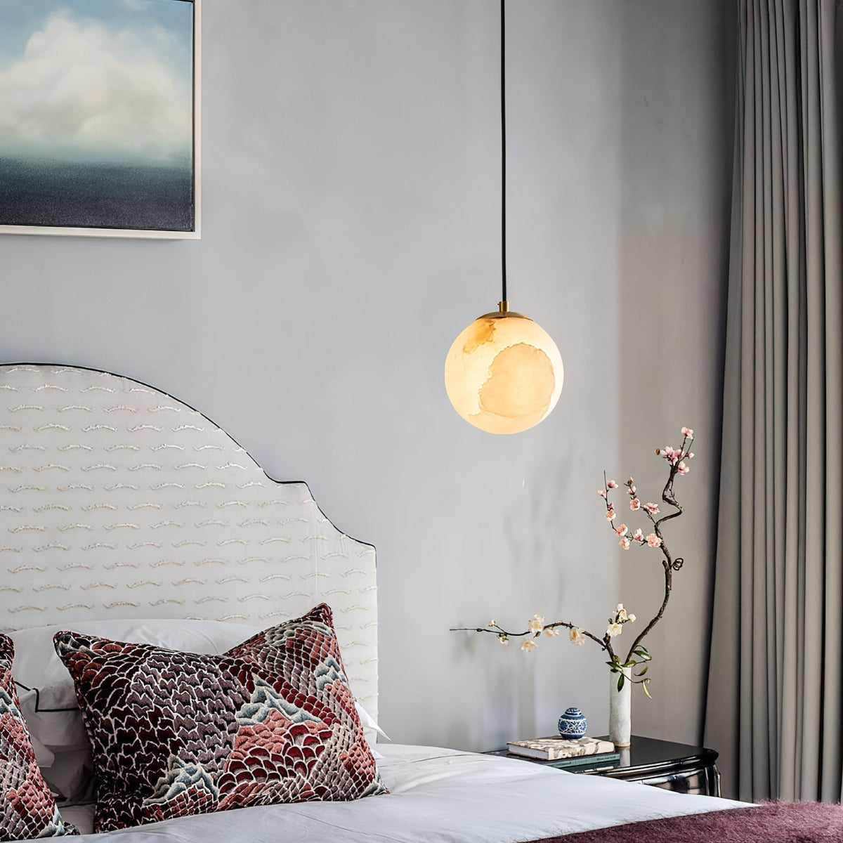 Nivenia Alabaster Pendant Light
