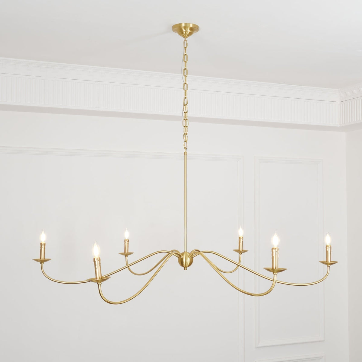 Odelia Chandeliers Candle-style Arc Farmhouse