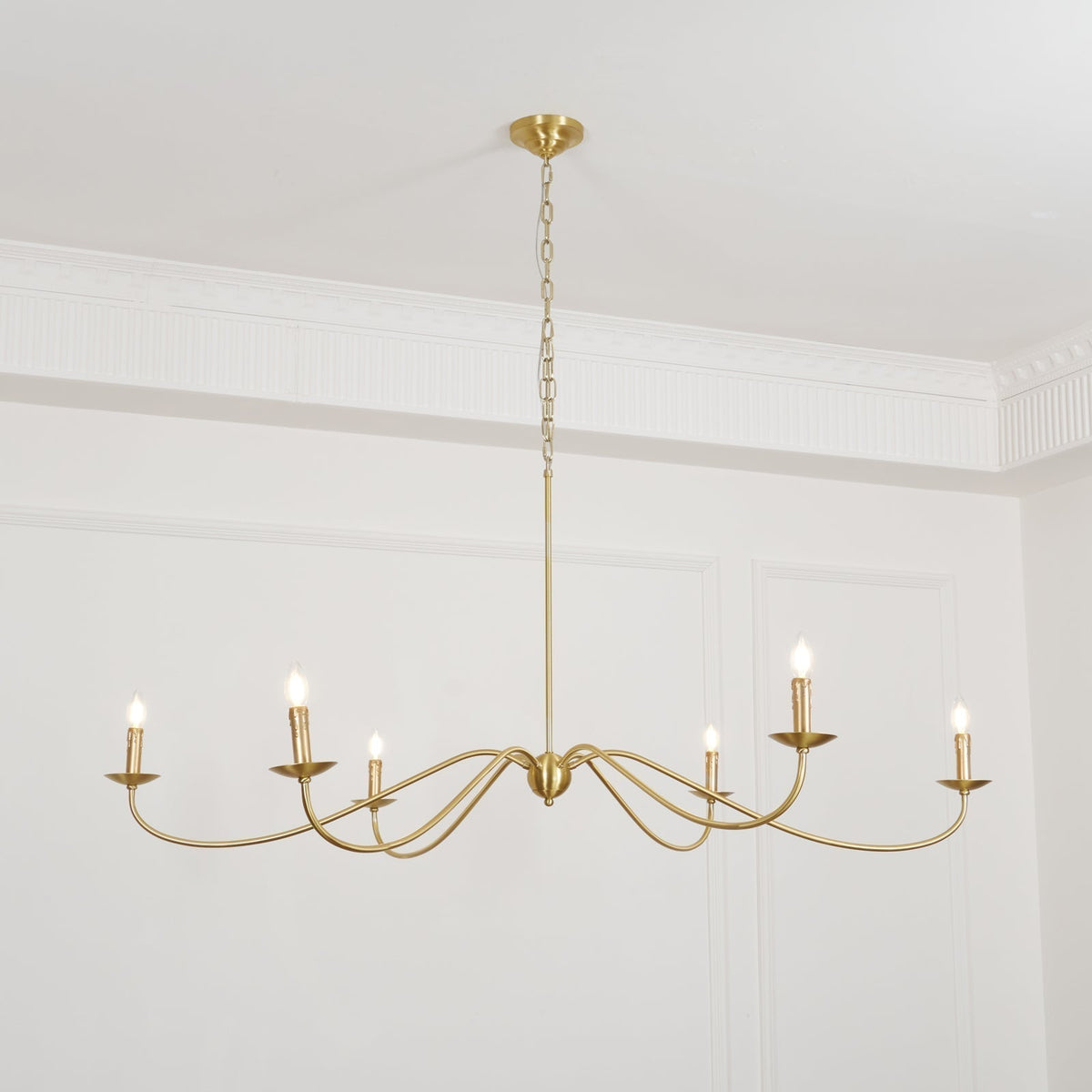 Odelia Chandeliers Candle-style Arc Farmhouse
