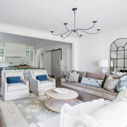 Odelia Chandeliers Candle-style Arc Farmhouse