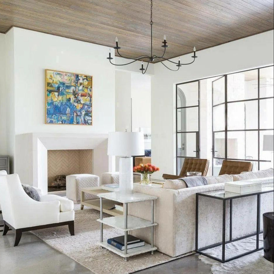 Odelia Chandeliers Candle-style Arc Farmhouse