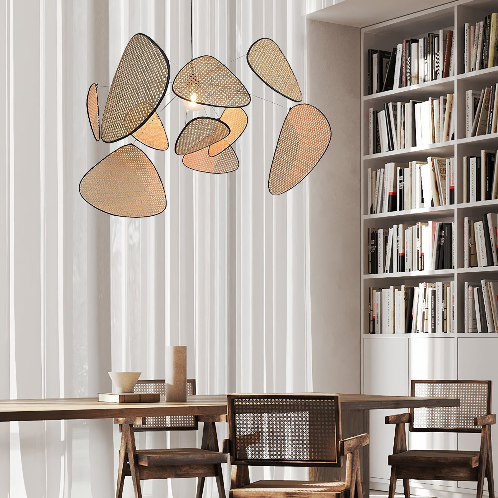 Orelivora Chandelier Screen Cannage Suspension Retro