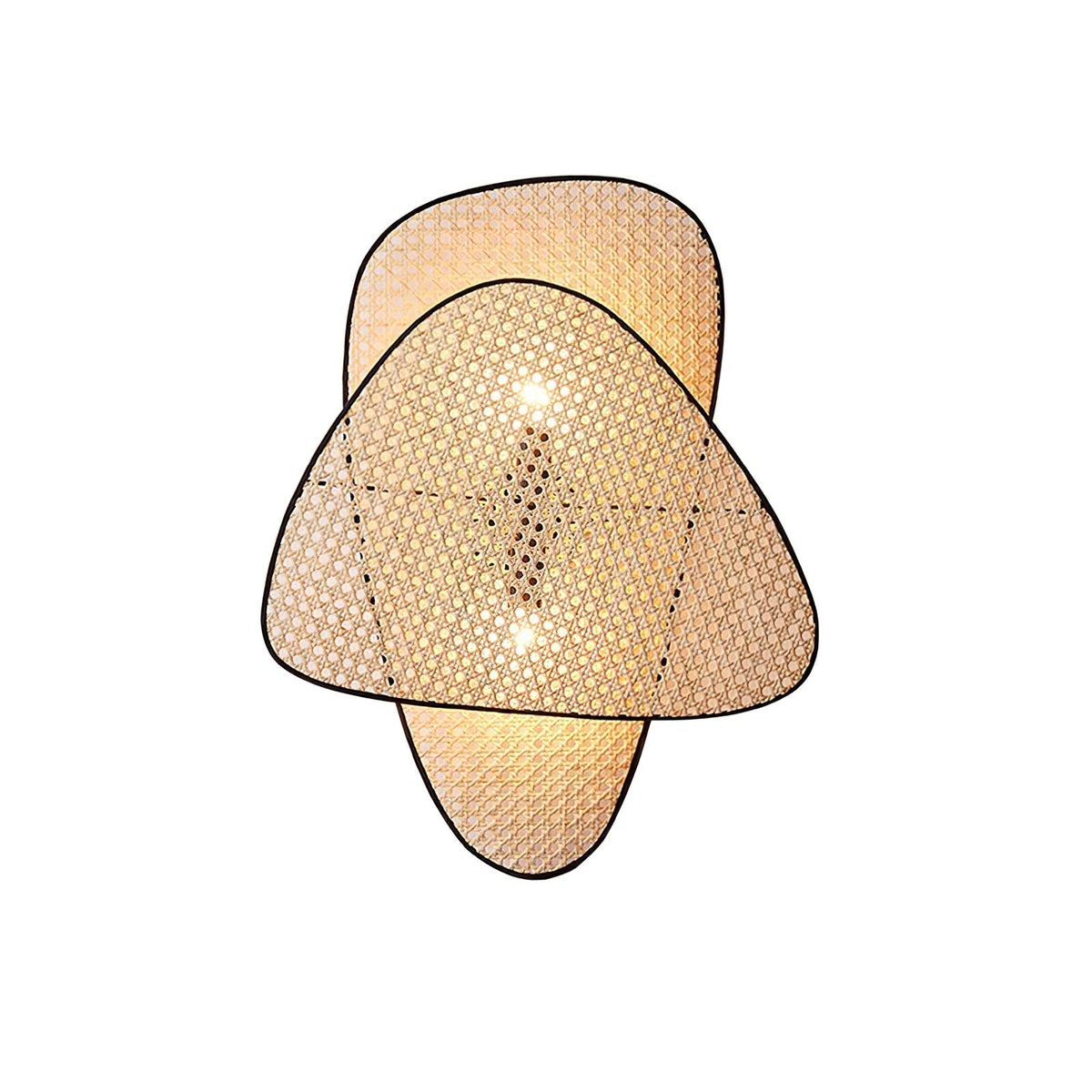 Caneira Art Natural Cannage Bamboo Sconce Wall lamp