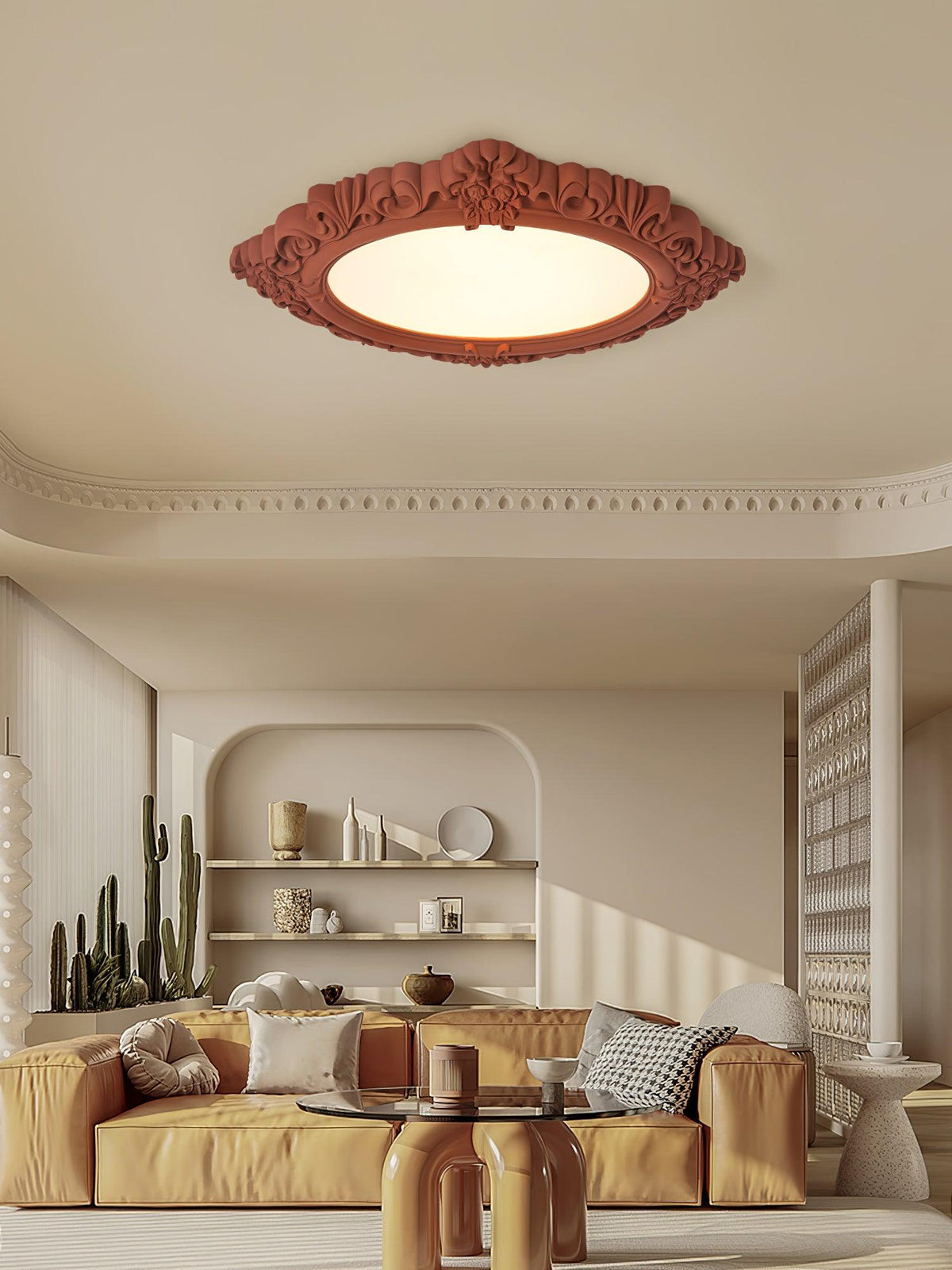 Avraee Sculpted Resin Ceiling Lamp