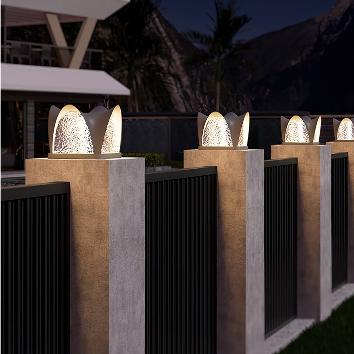 Nirenella Modern Acrylic Outdoor Light