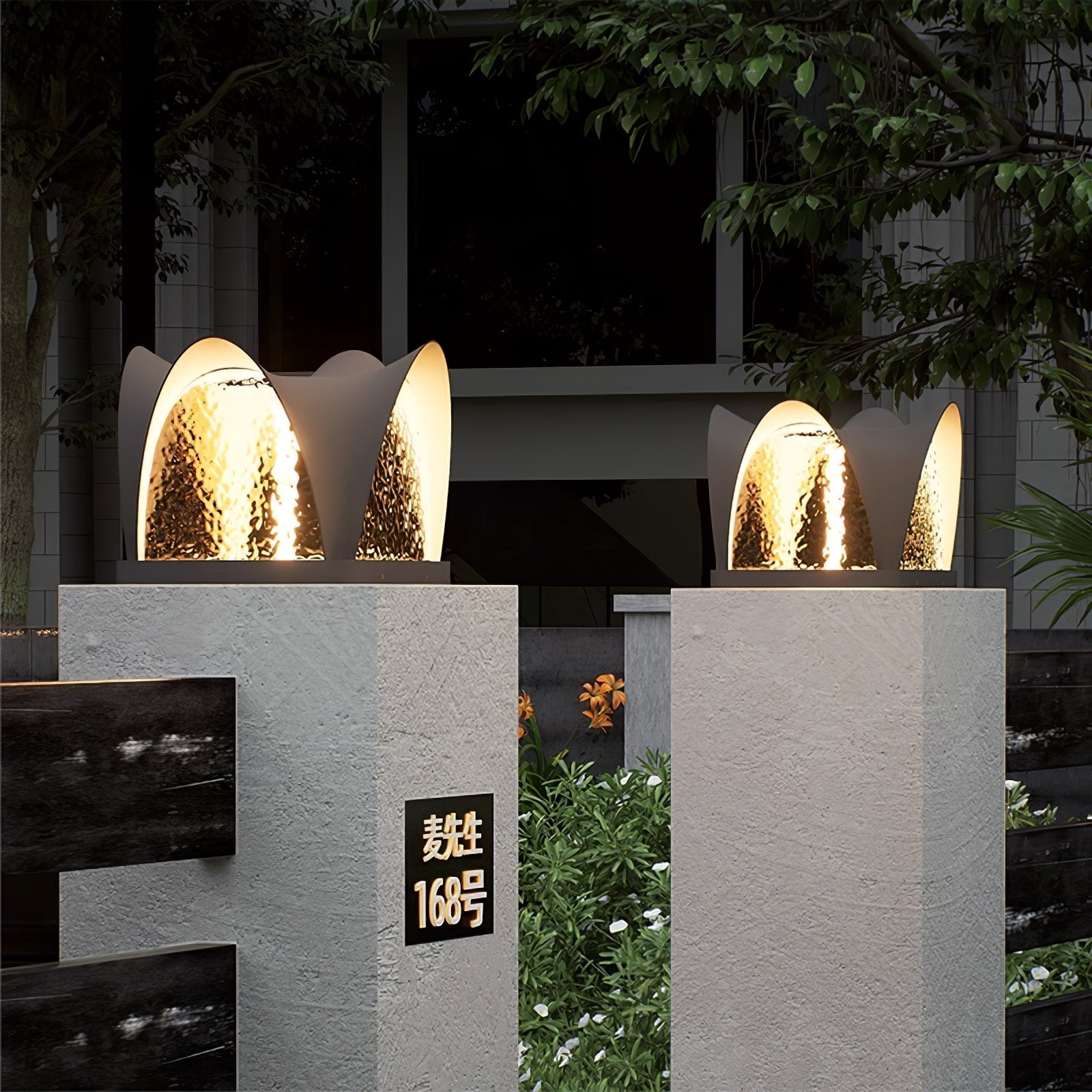 Nirenella Modern Acrylic Outdoor Light