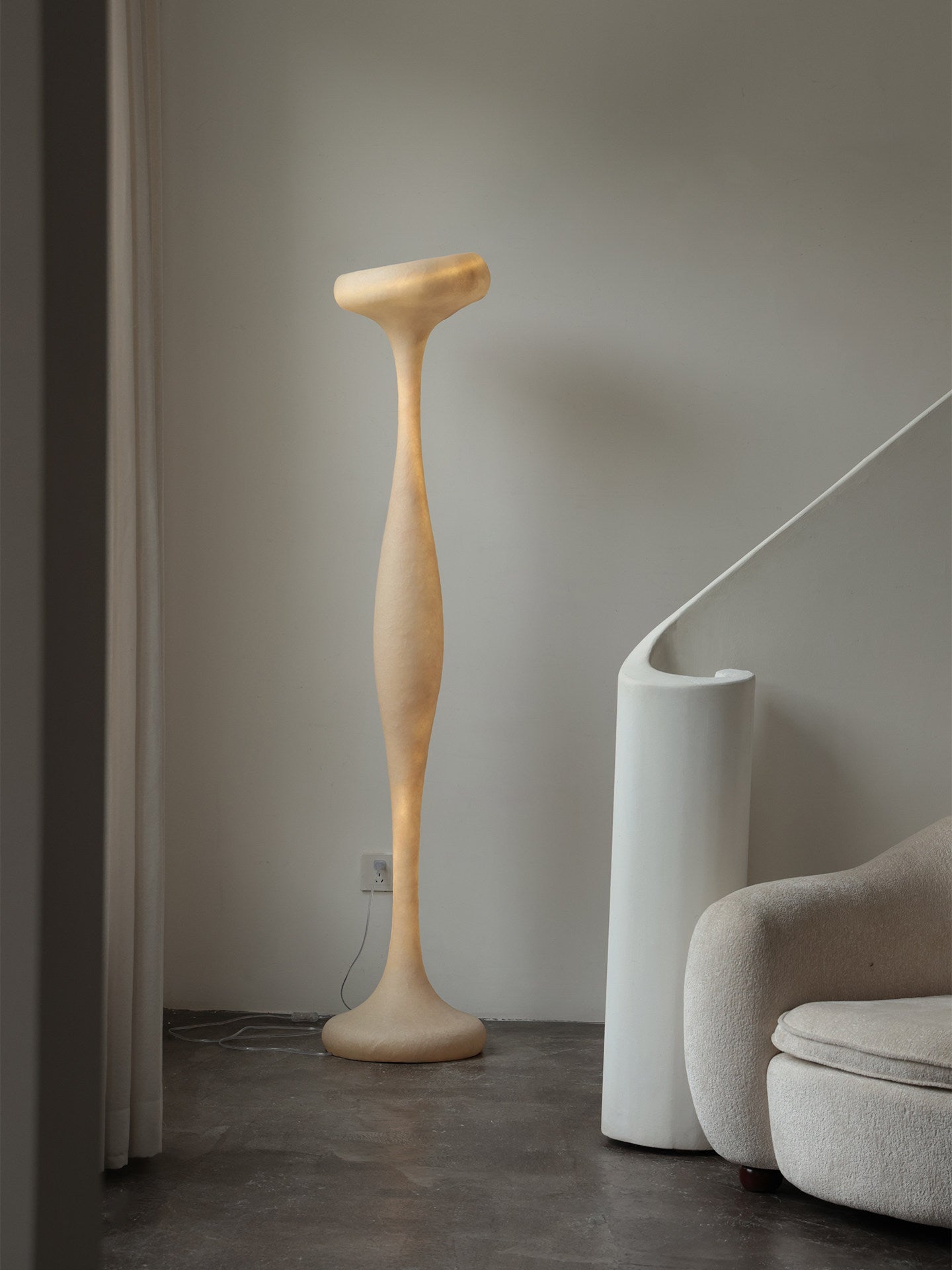Sorenne Sculptural Tall Floor Lamp