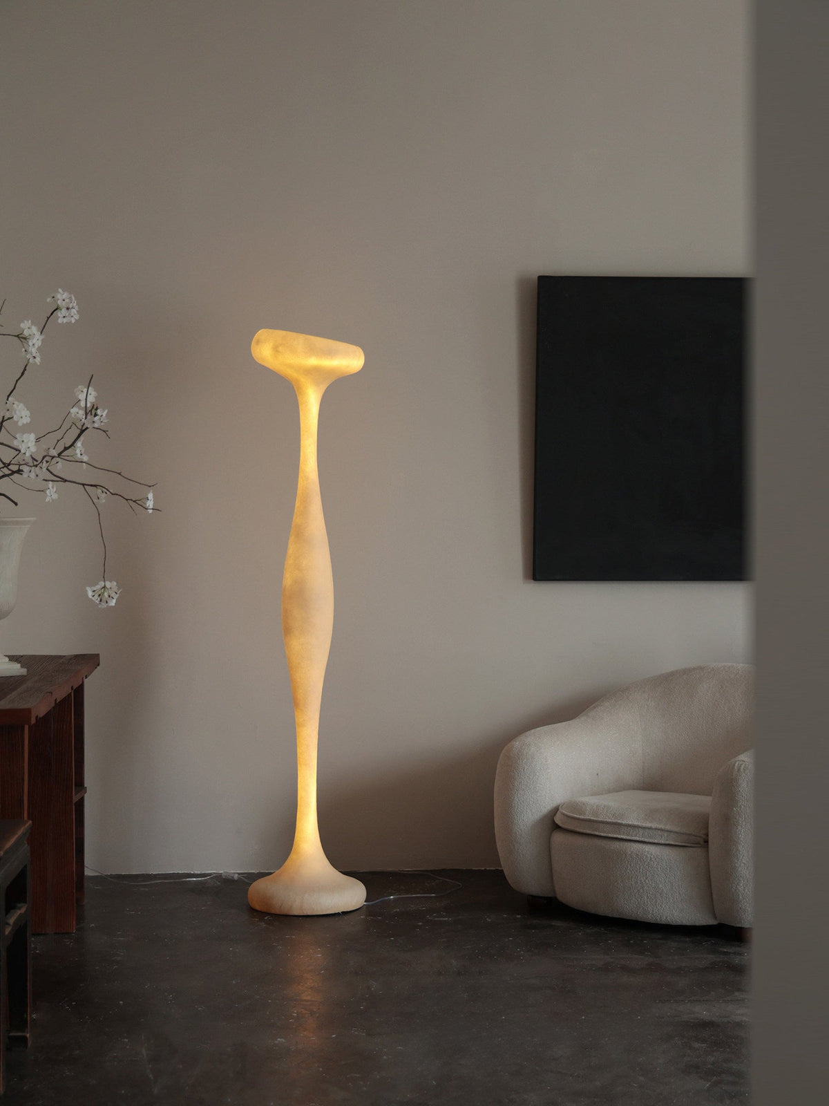 Sorenne Sculptural Tall Floor Lamp