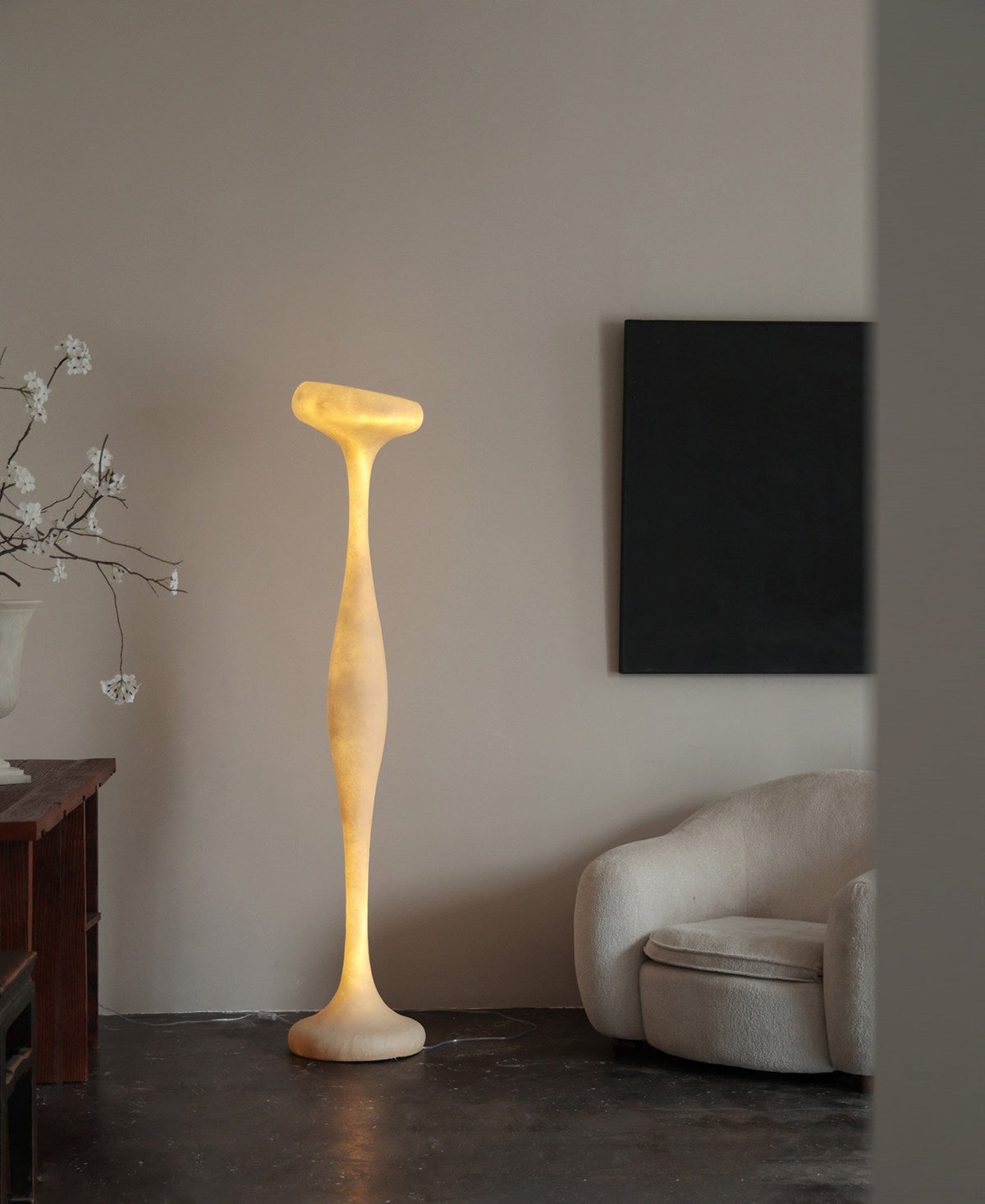 Sorenne Sculptural Tall Floor Lamp