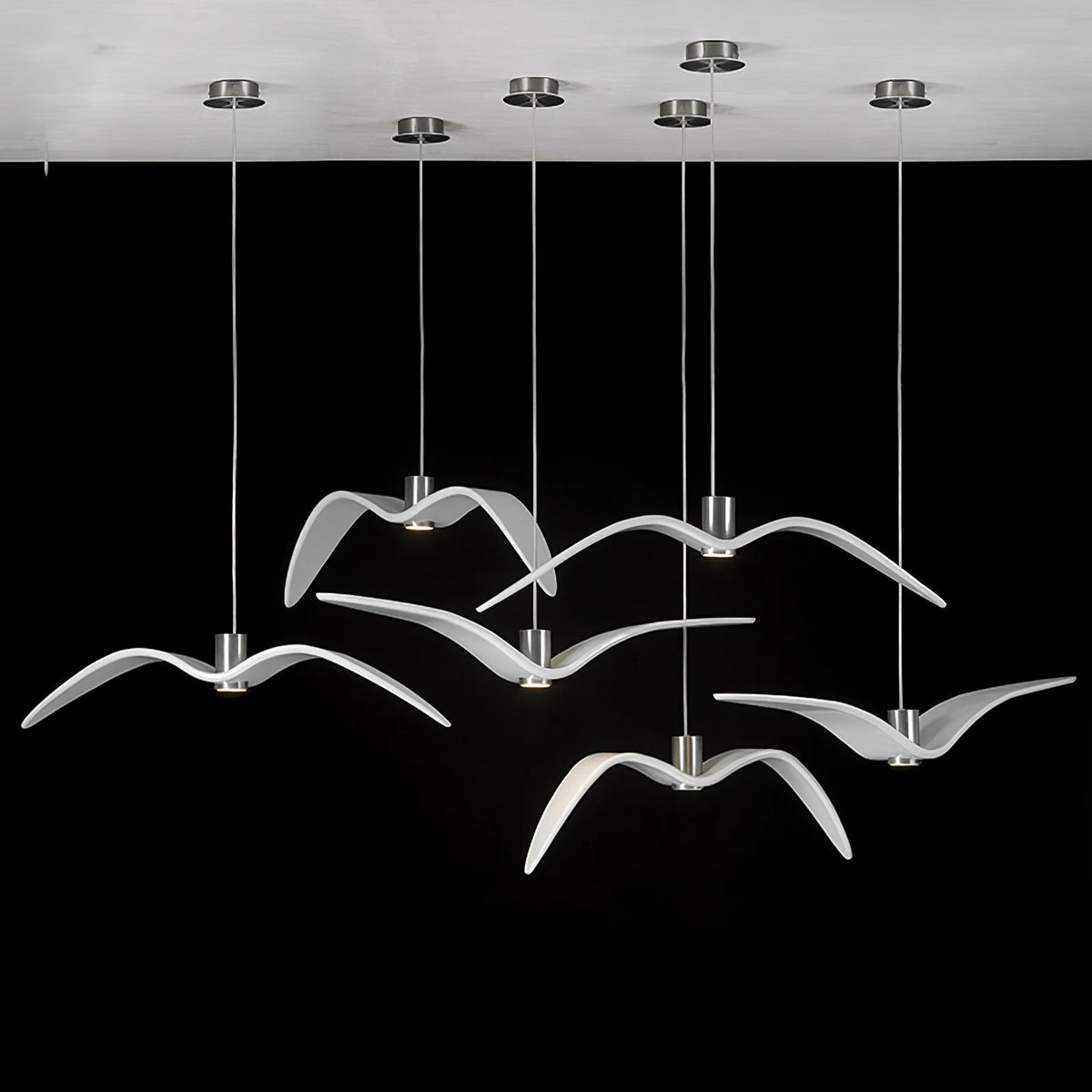 Ivoren Pendant Lamp Bird Wings for Living Room