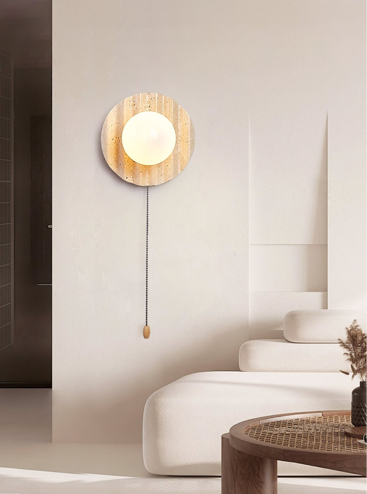 Aluk Travertine Wall Light
