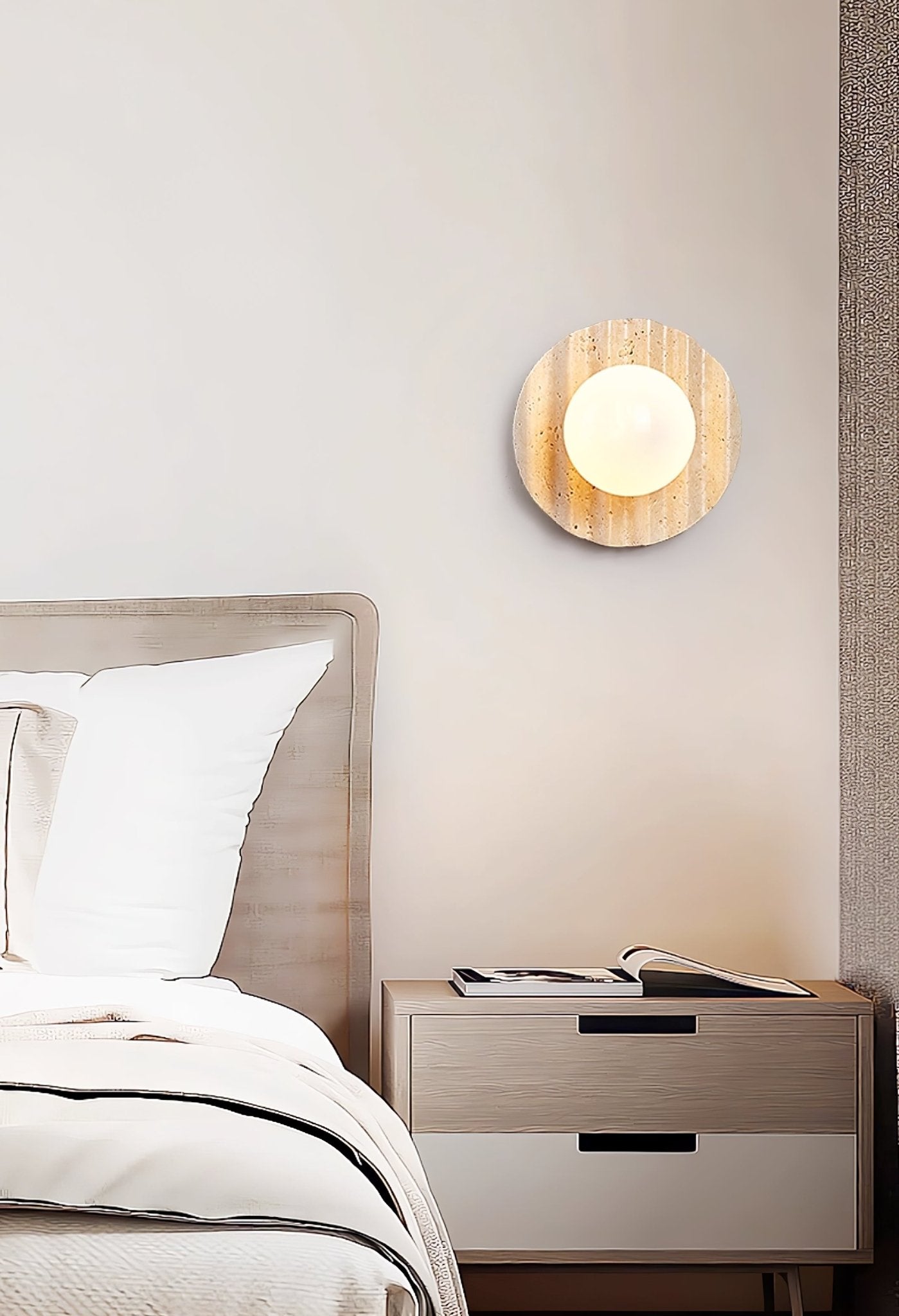 Aluk Travertine Wall Light