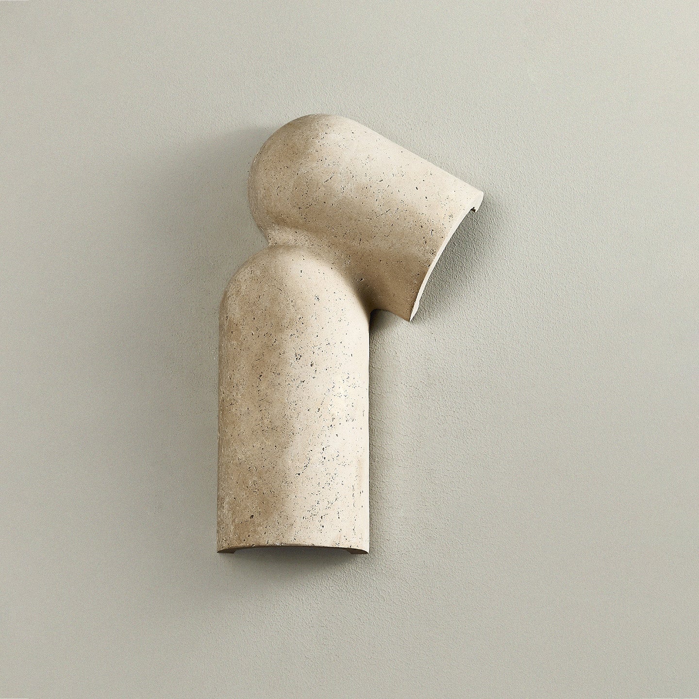 Alma Fancy Yellow Travertine Wall Lamp