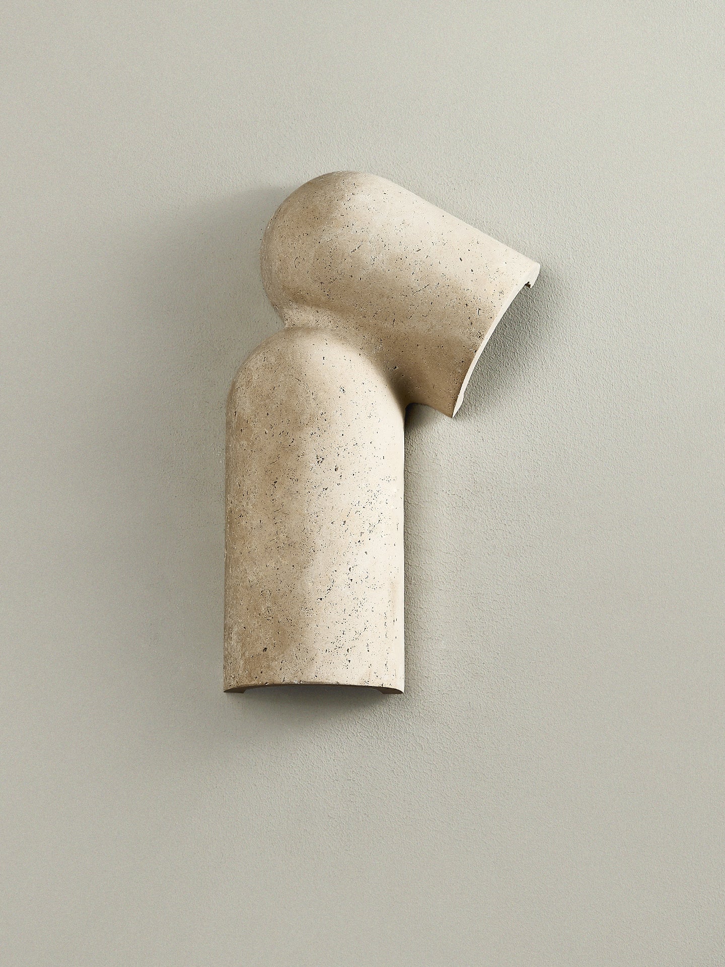 Alma Fancy Yellow Travertine Wall Lamp