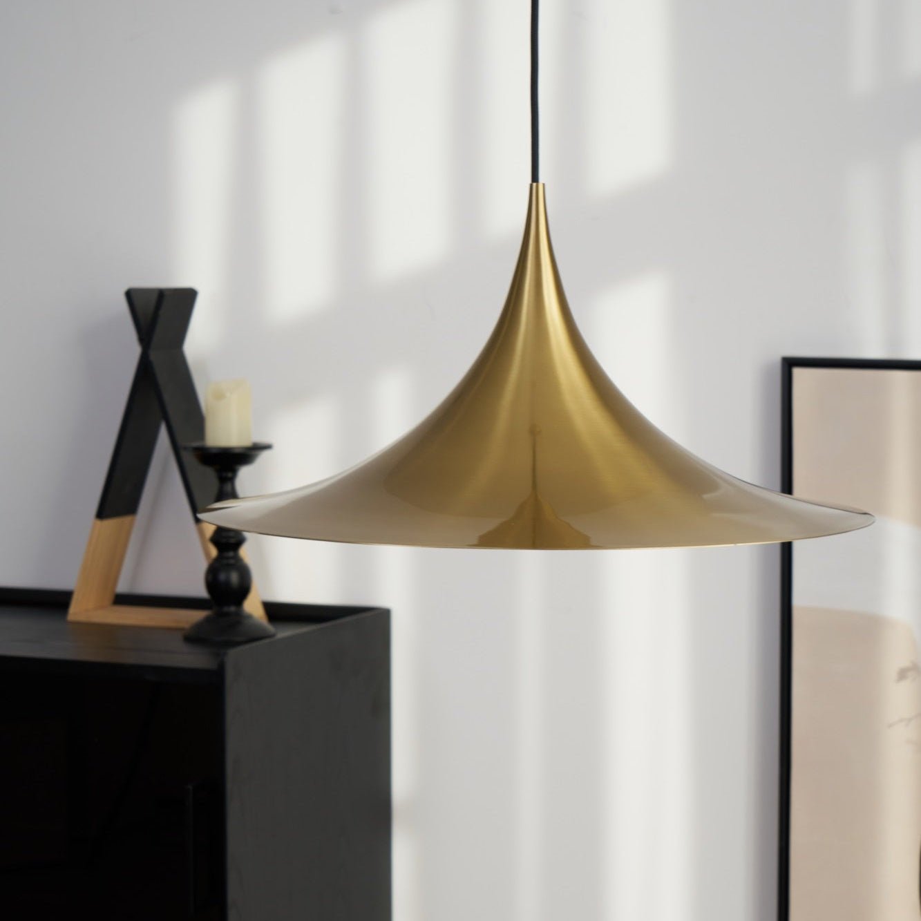 Valerira Steel Sculptural Pendant Light