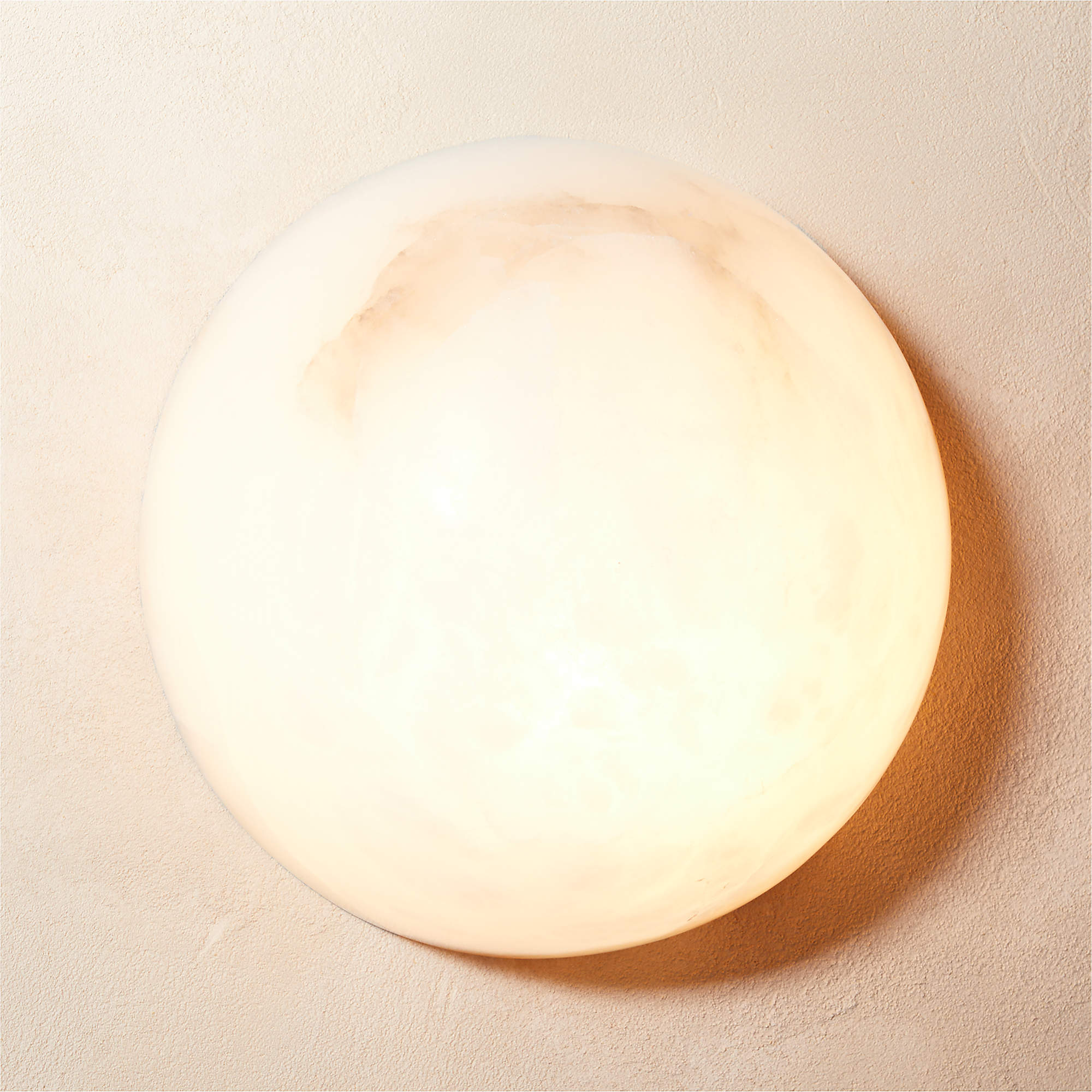 Elthen Minimalist Alabaster Ceiling Light
