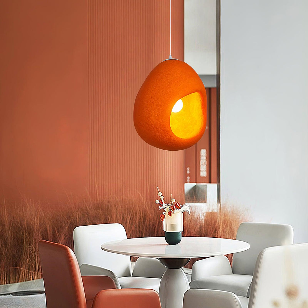 Ilcaryra Modern Minimalist Art Plastic Pendant Light