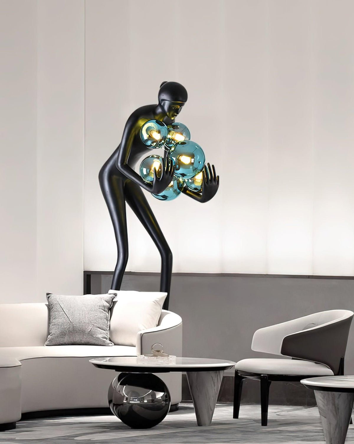 Cradle Sculptural Floor Lamp