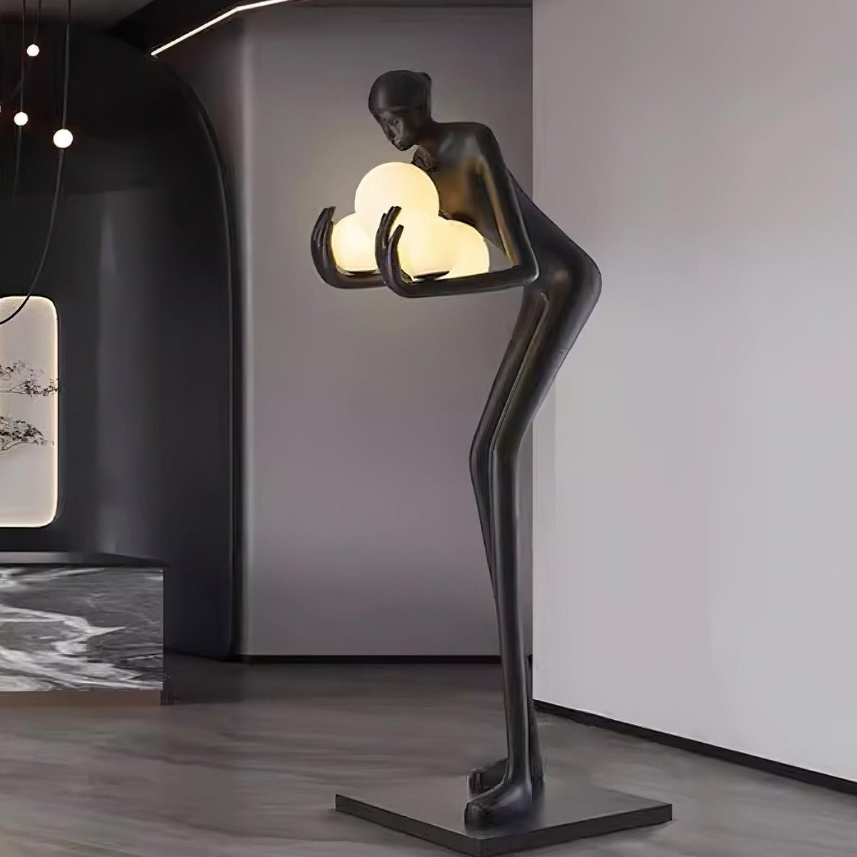 Cradle Sculptural Floor Lamp