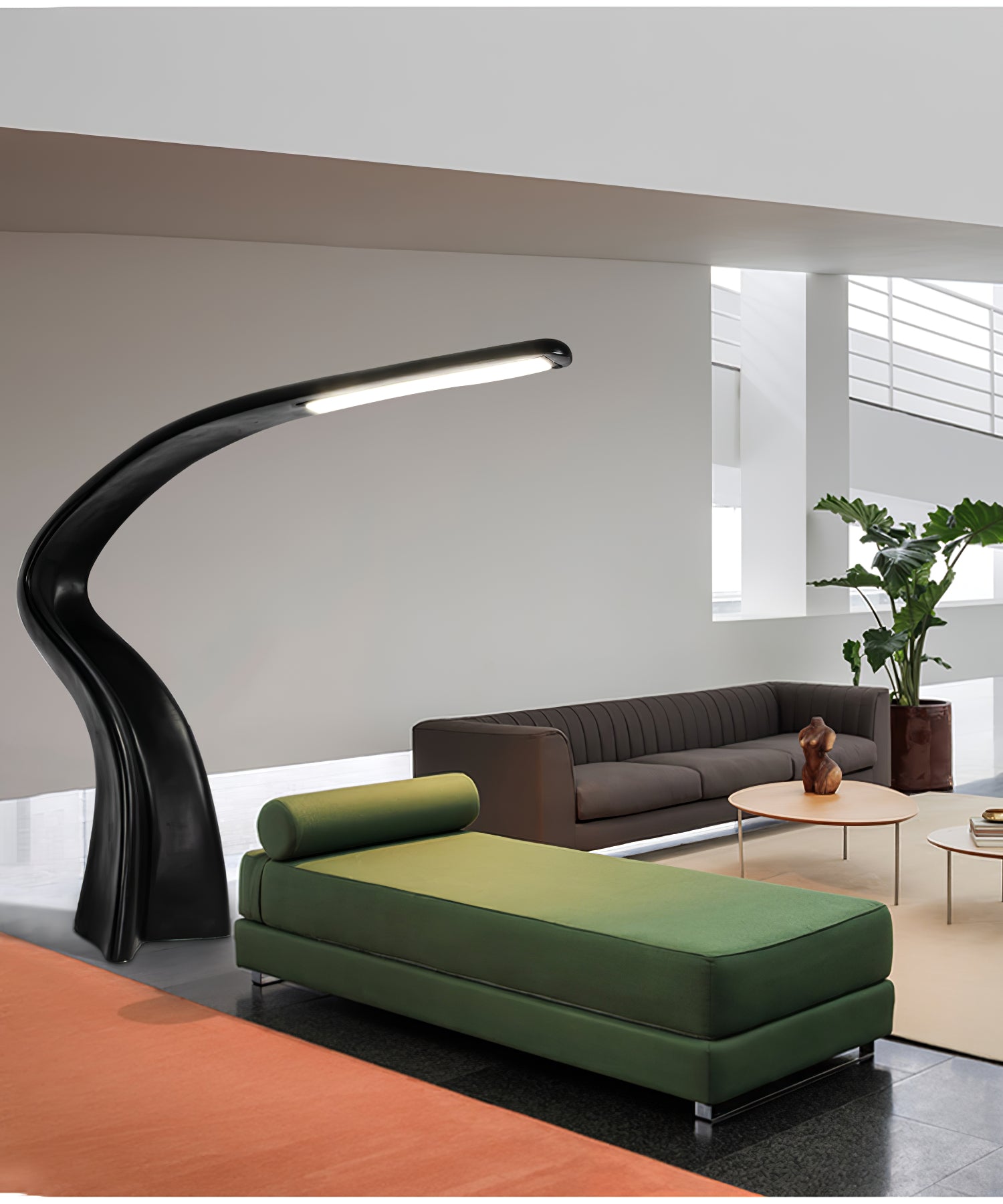 Fluten Black Modern Floor Lamp