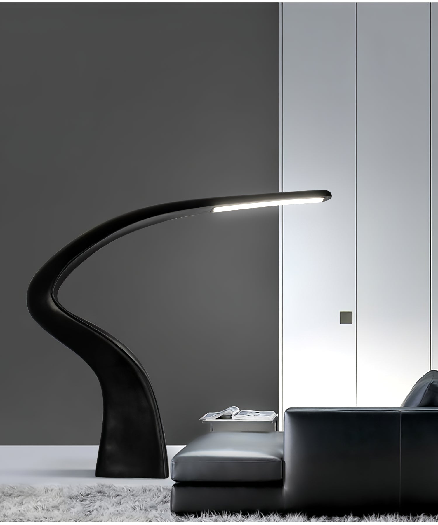 Fluten Black Modern Floor Lamp
