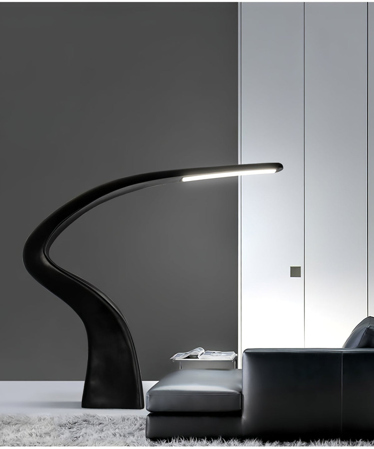 Fluten Black Modern Floor Lamp