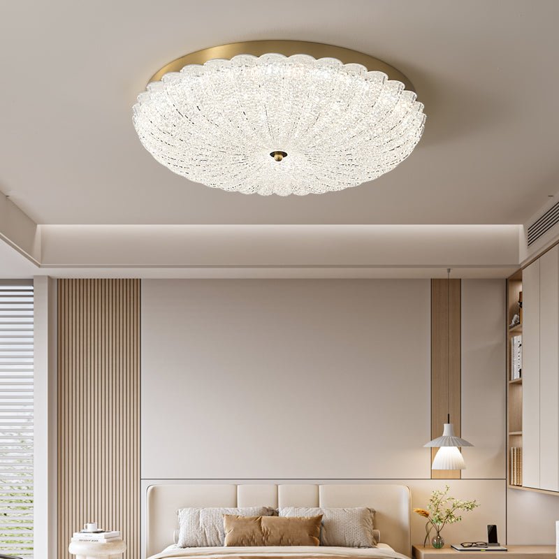 Celeria Premium Nordic Art Brass Glass Ceiling Lamp