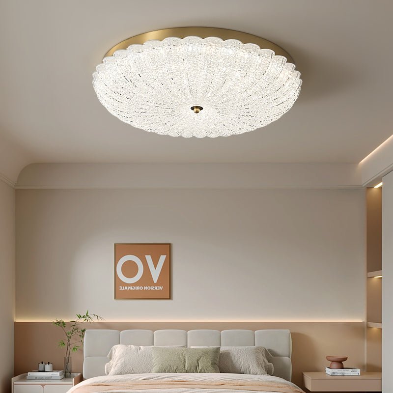 Celeria Premium Nordic Art Brass Glass Ceiling Lamp