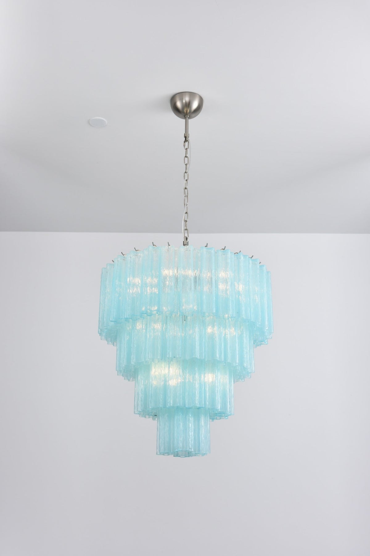 Velanora Chandelier Cascade Layered Glass Elegant Vintage