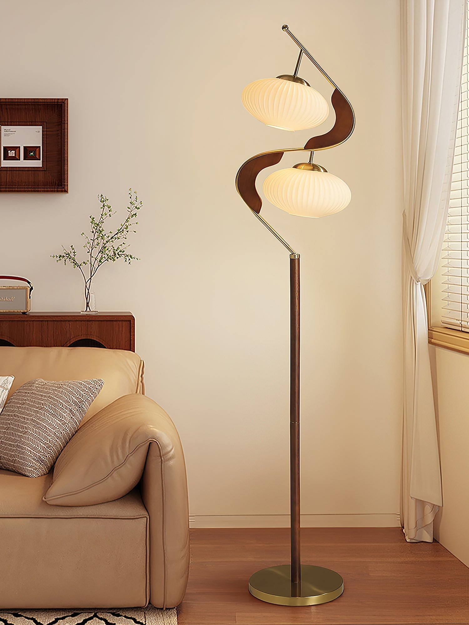 Emily Modern Floor Lamp - Neutral Decor
