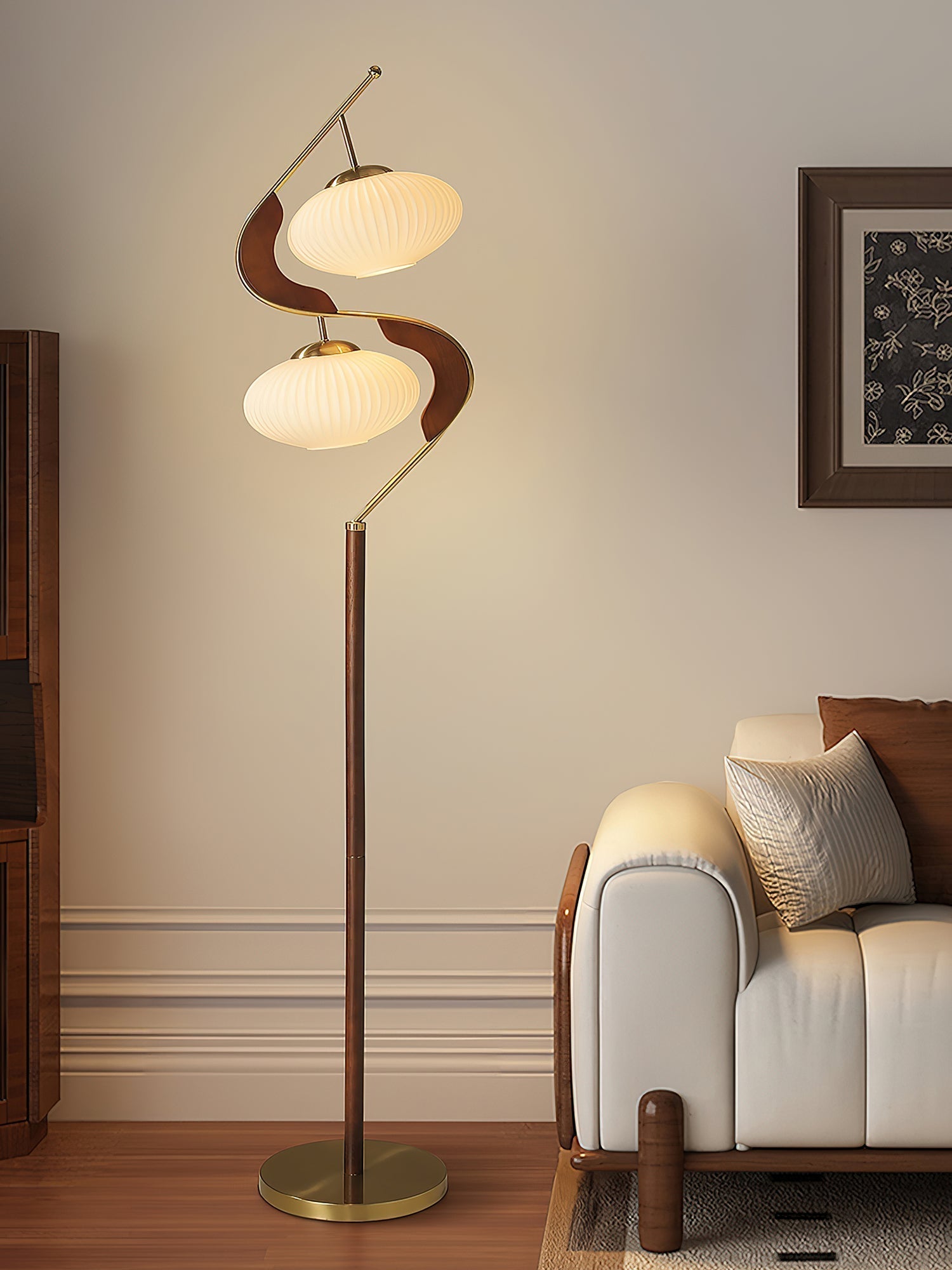 Emily Modern Floor Lamp - Neutral Decor