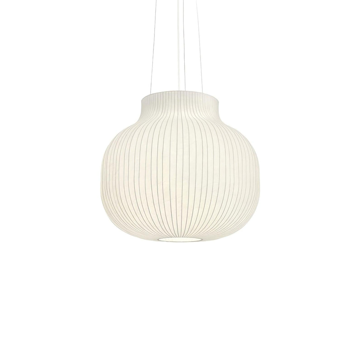 Teriivora Silk Ribbed Pendant Light