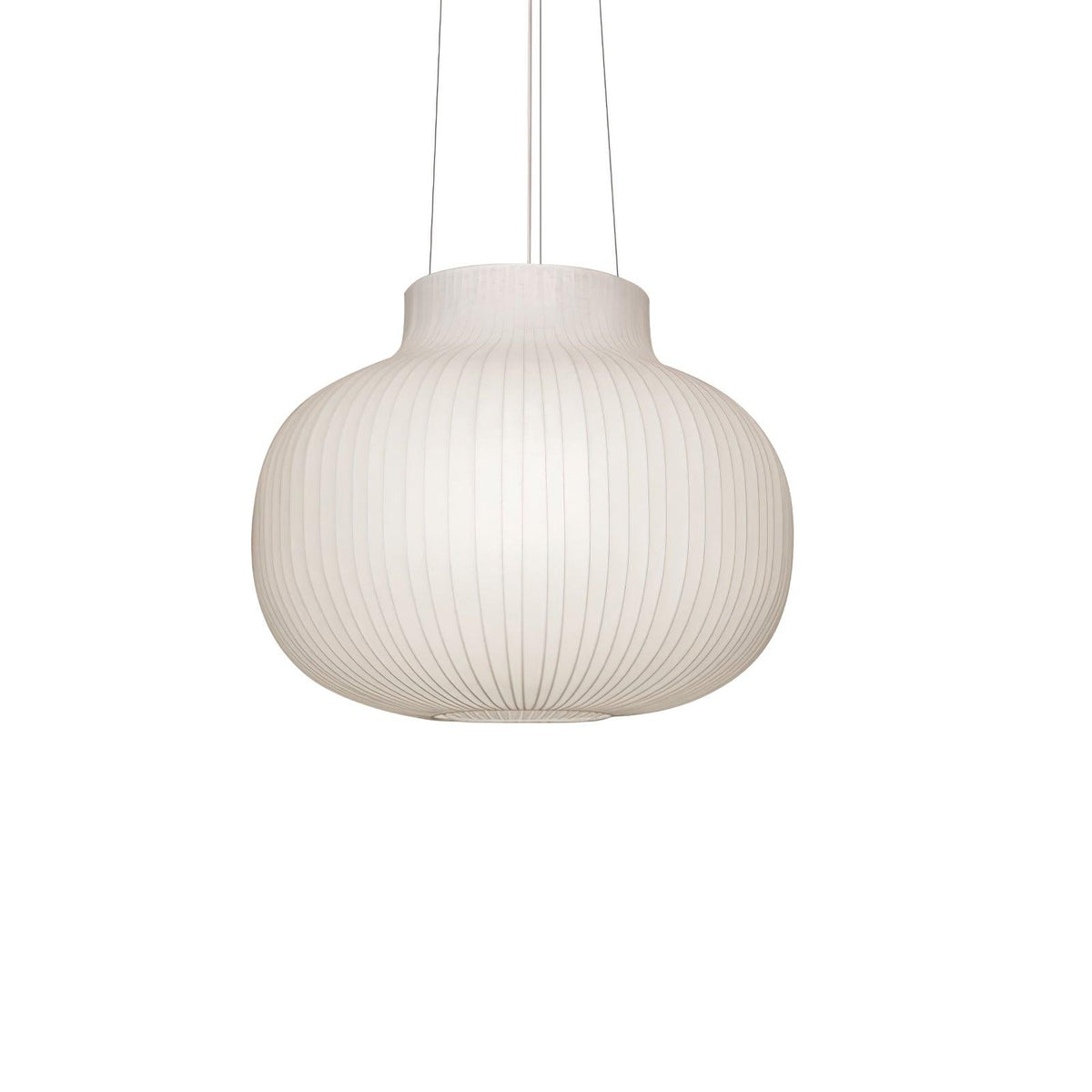 Teriivora Silk Ribbed Pendant Light