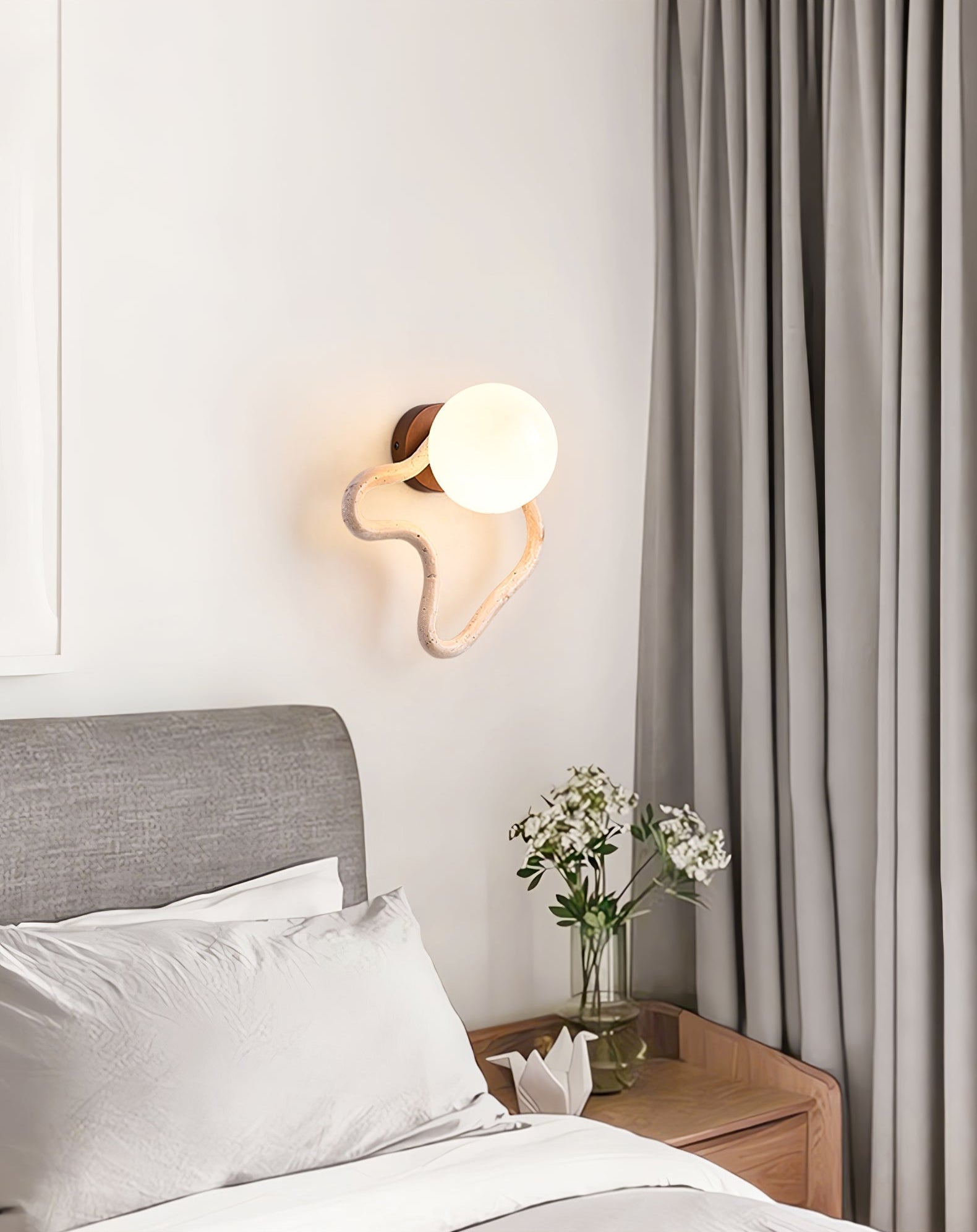 Cindor Travertine Wall Sconce