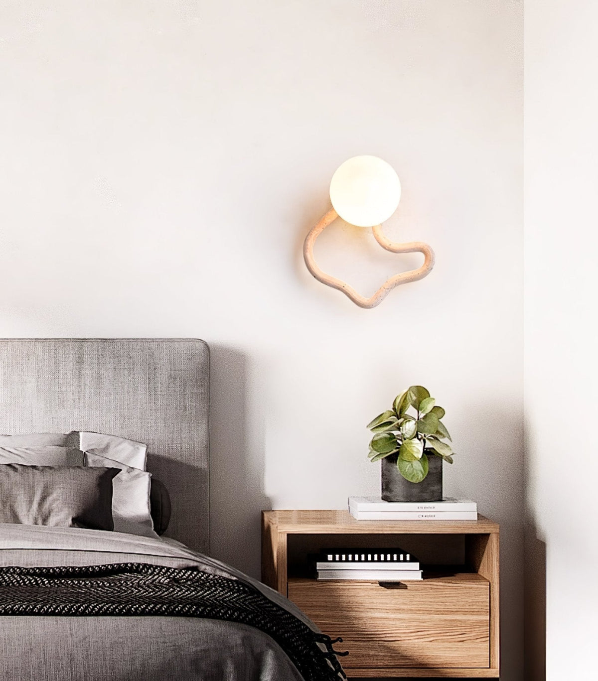 Cindor Travertine Wall Sconce