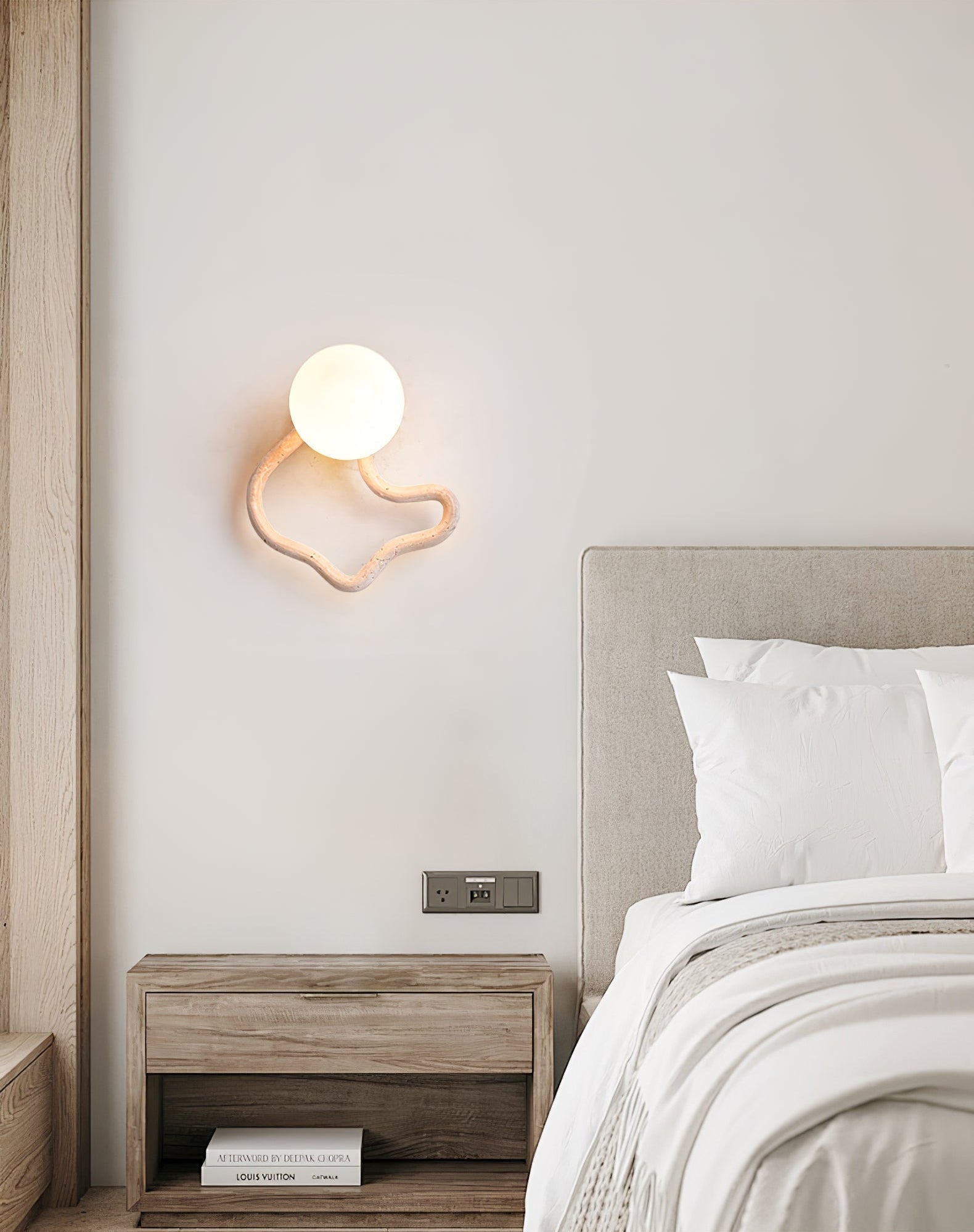 Cindor Travertine Wall Sconce
