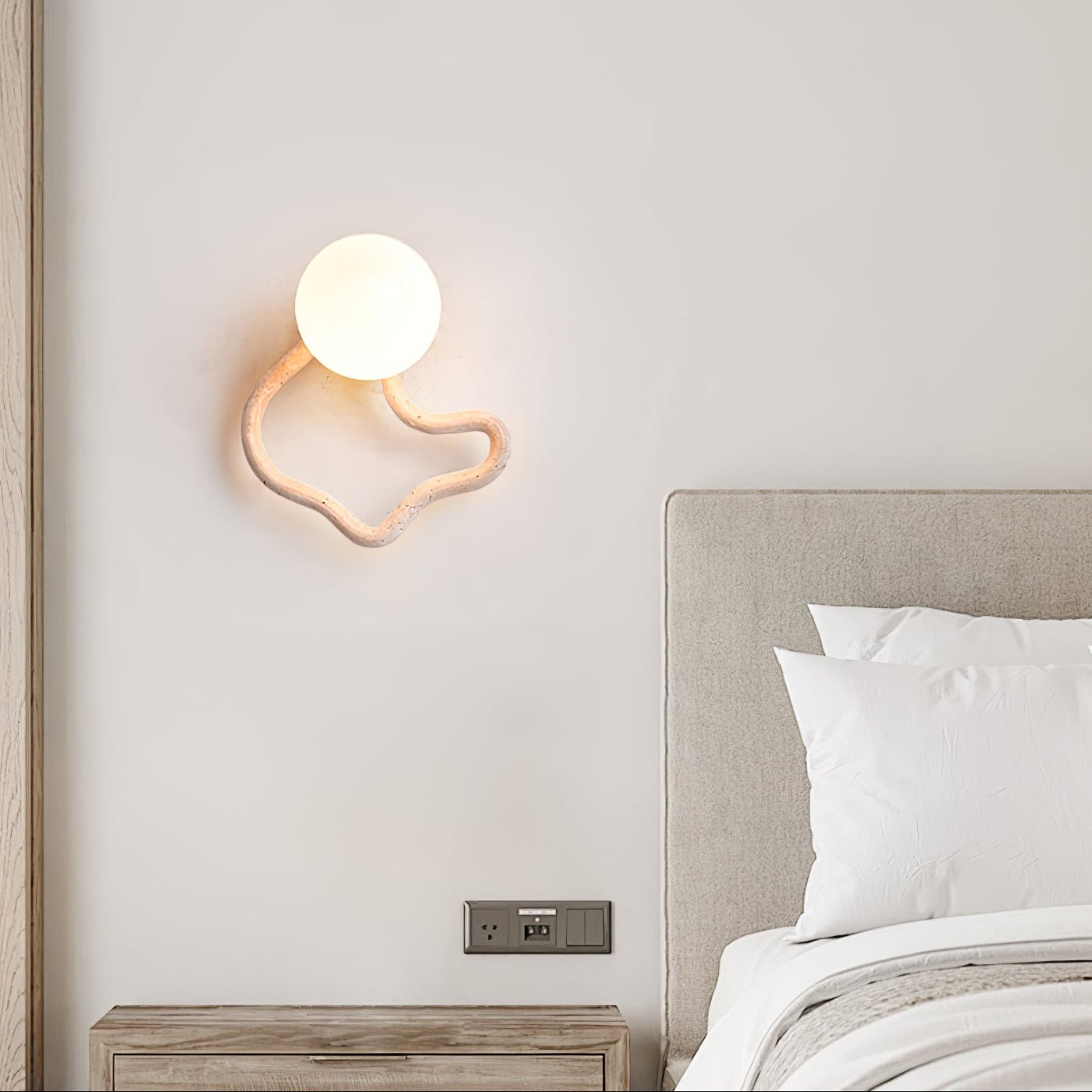 Cindor Travertine Wall Sconce