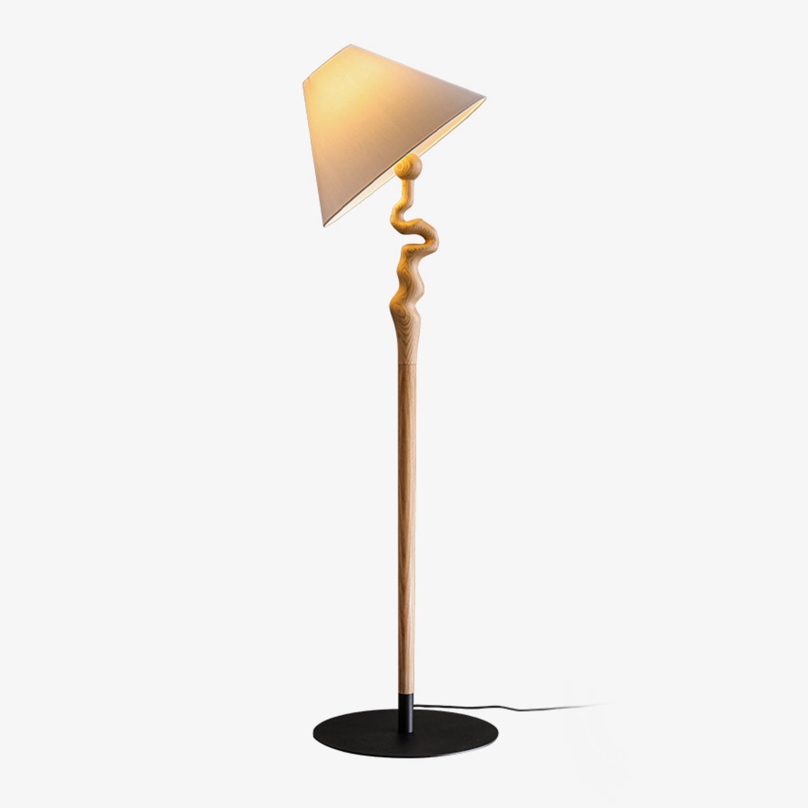 Avloril Artistic Wooden Floor Lamp