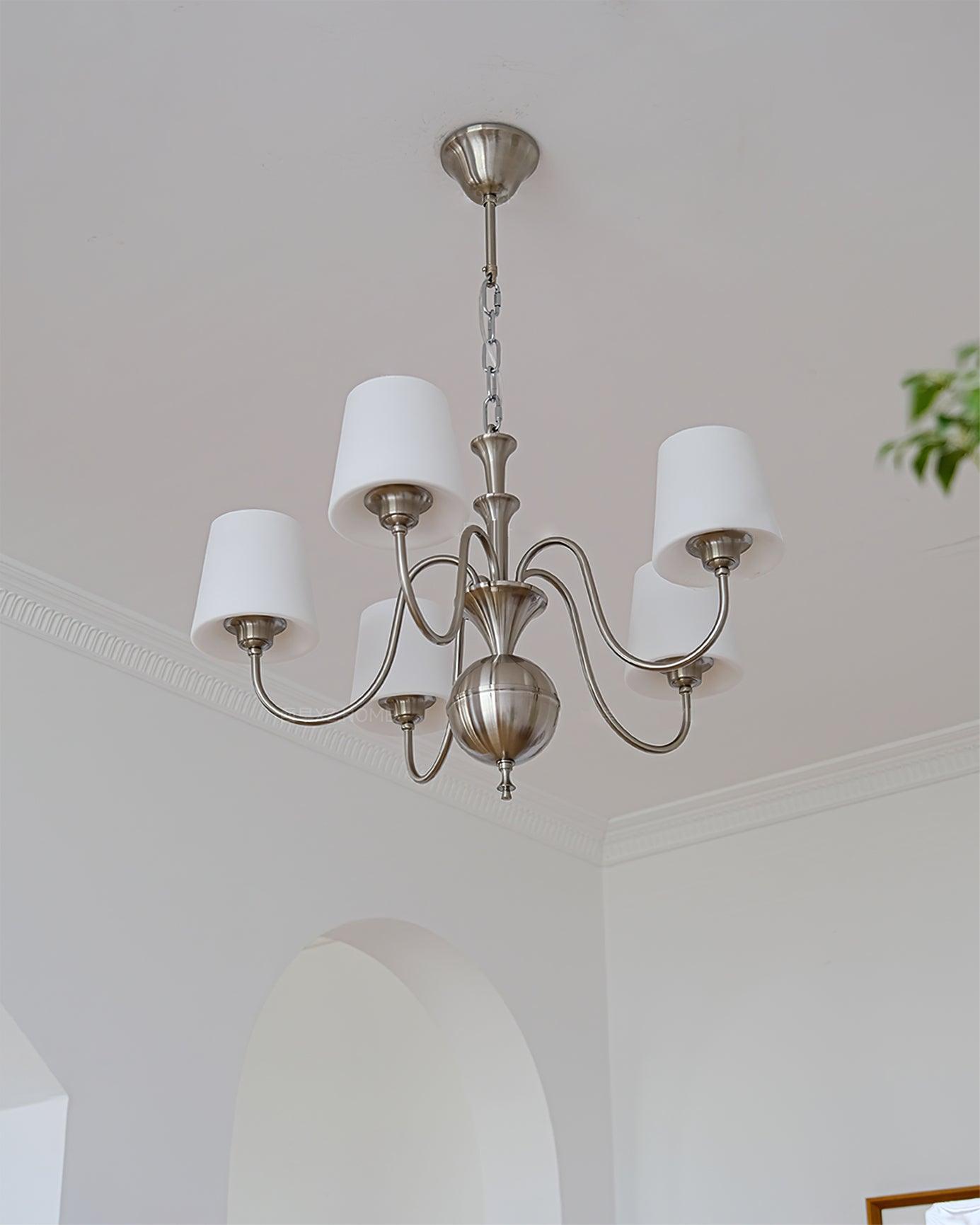 Olmiris Elegant Nickel Chandelier