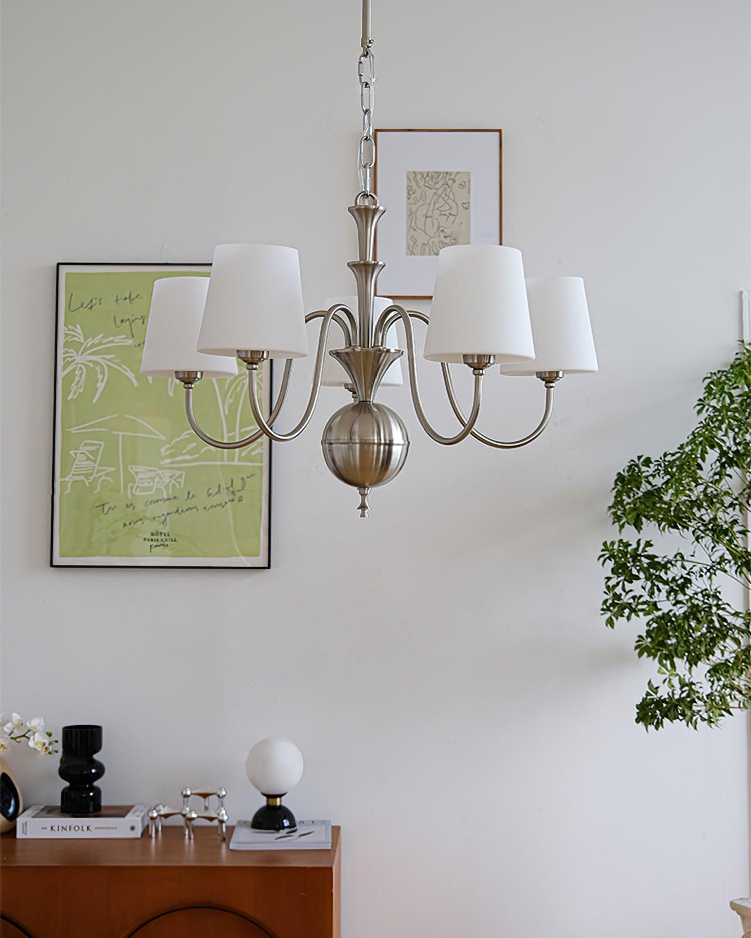 Olmiris Elegant Nickel Chandelier