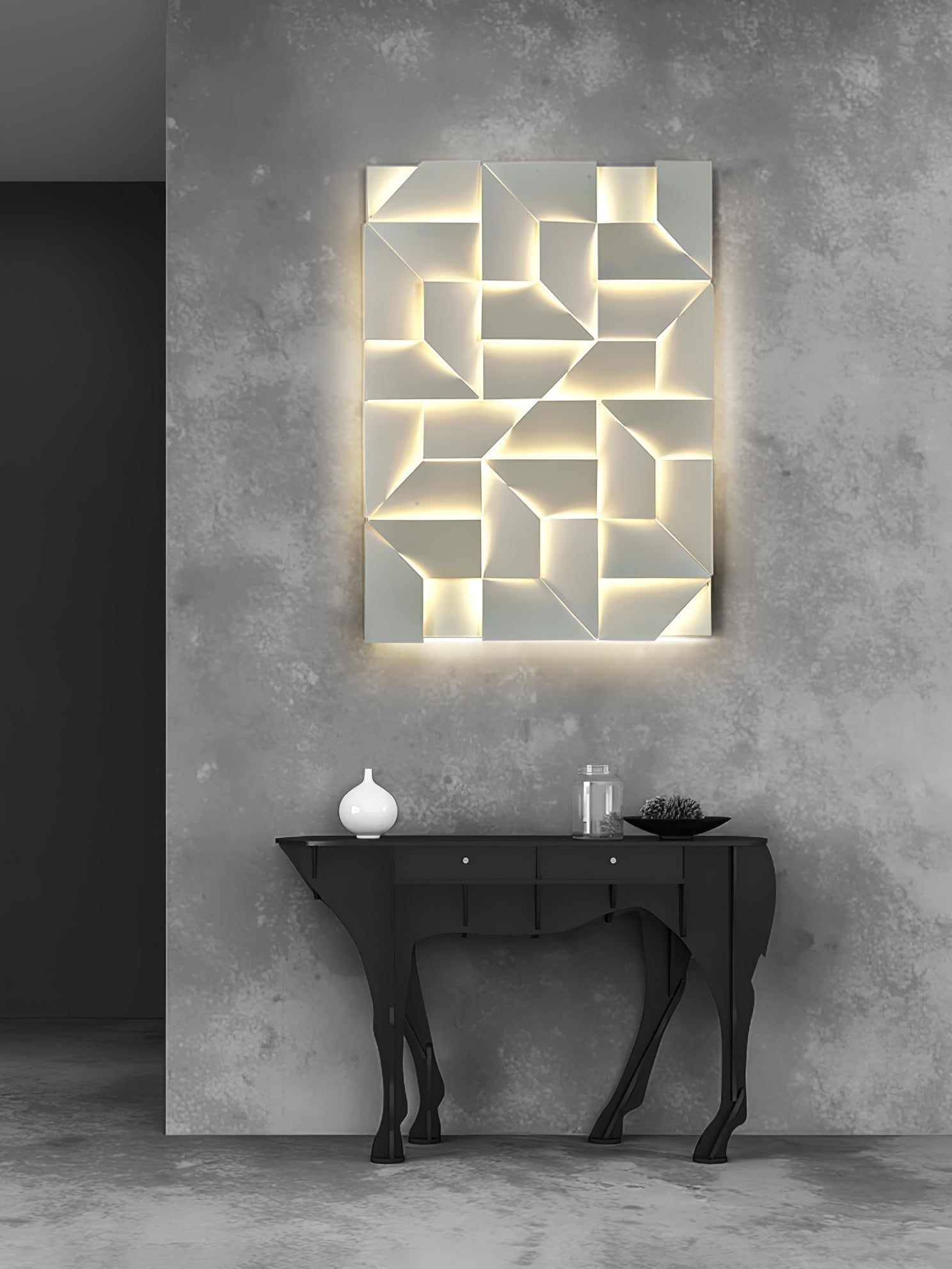 Wynor Shadows Grand Sconce Wall Lamp