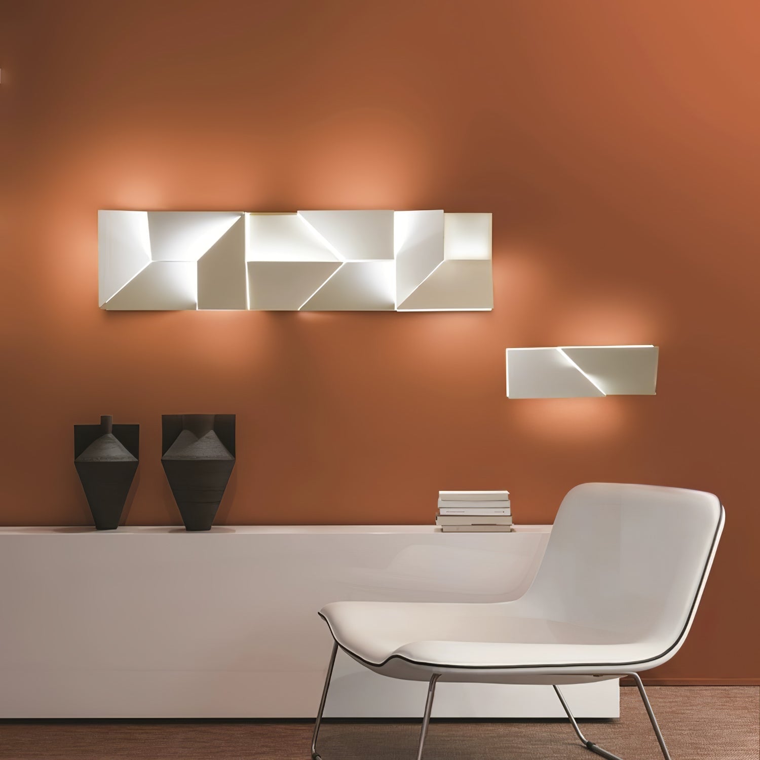Deloza Shadows Rechargeable Grand Sconce Wall lamp